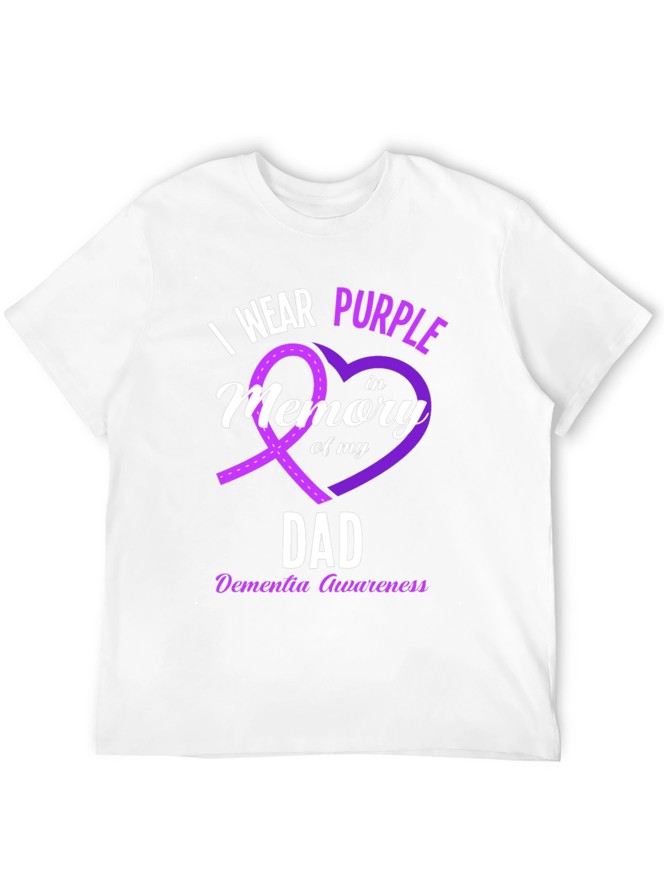 Purple Awareness Dad T-Shirt