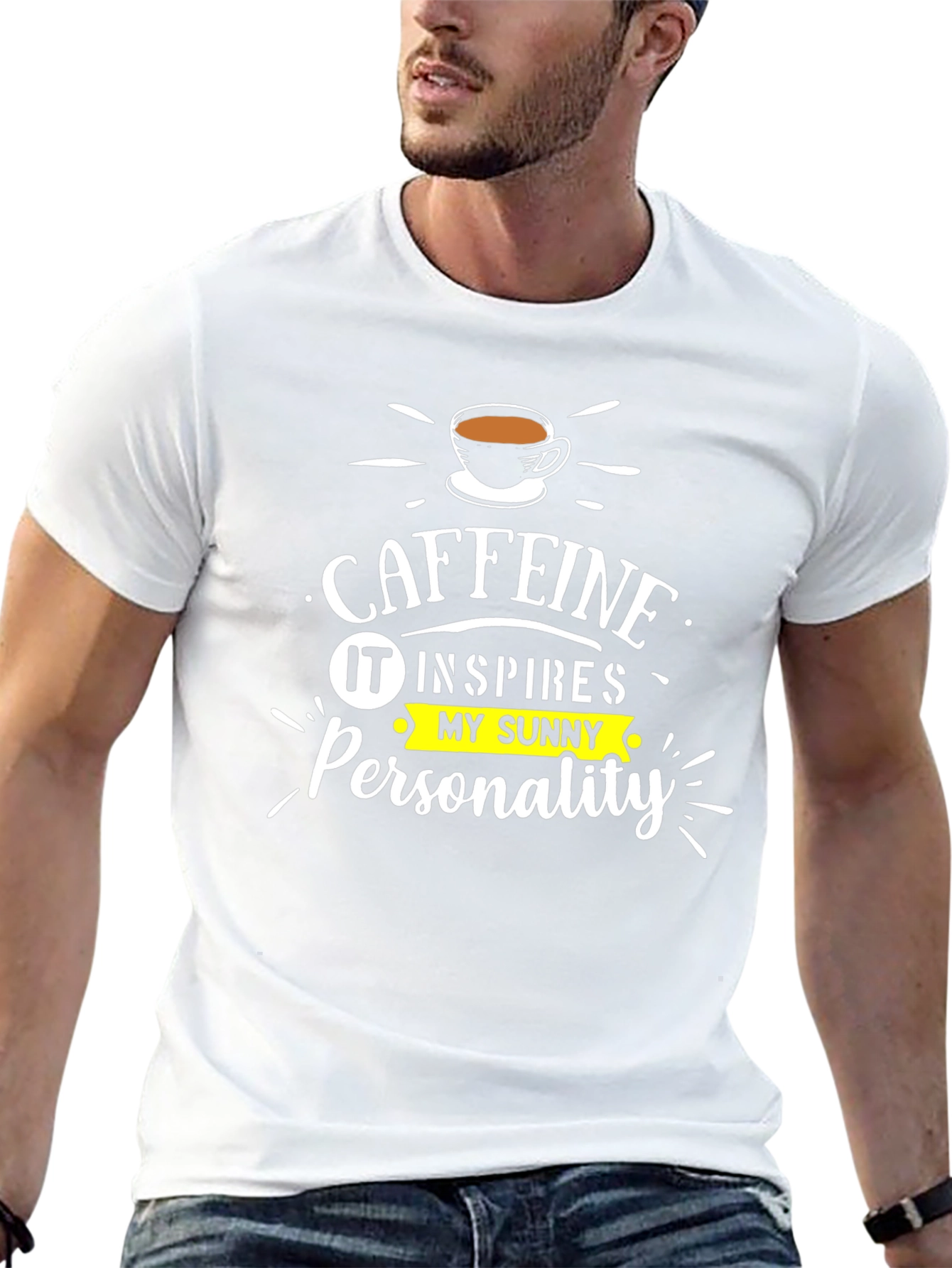 Caffeine Inspired T-Shirt - Sunny Personality