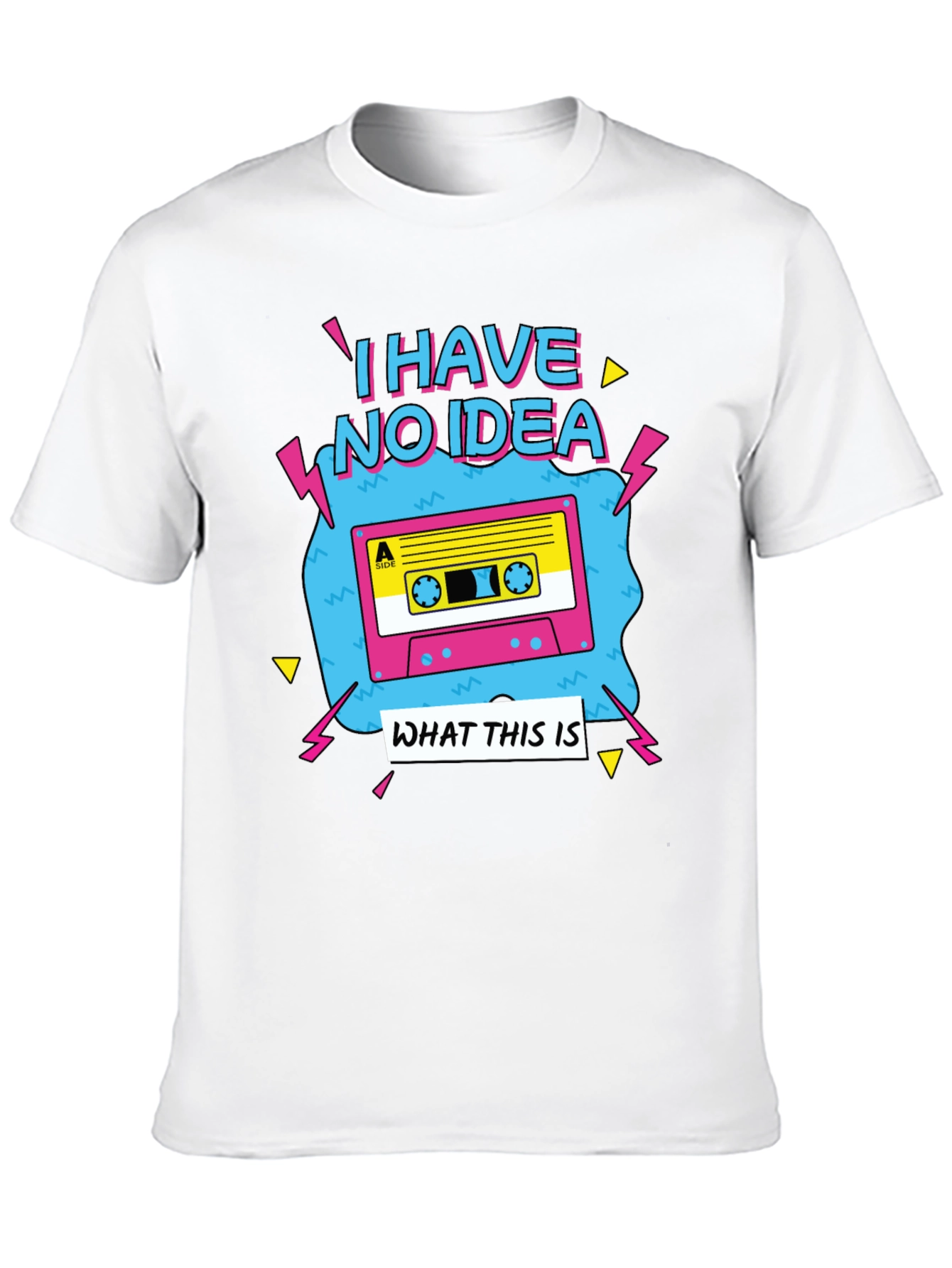 Retro I Have No Idea Cassette T-Shirt