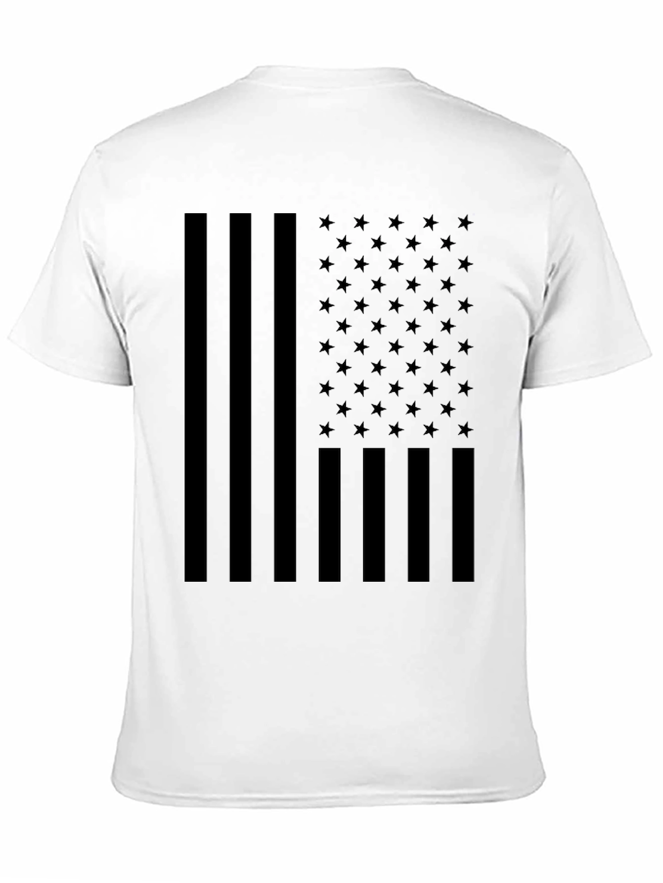 American Flag Graphic T-Shirt - Black
