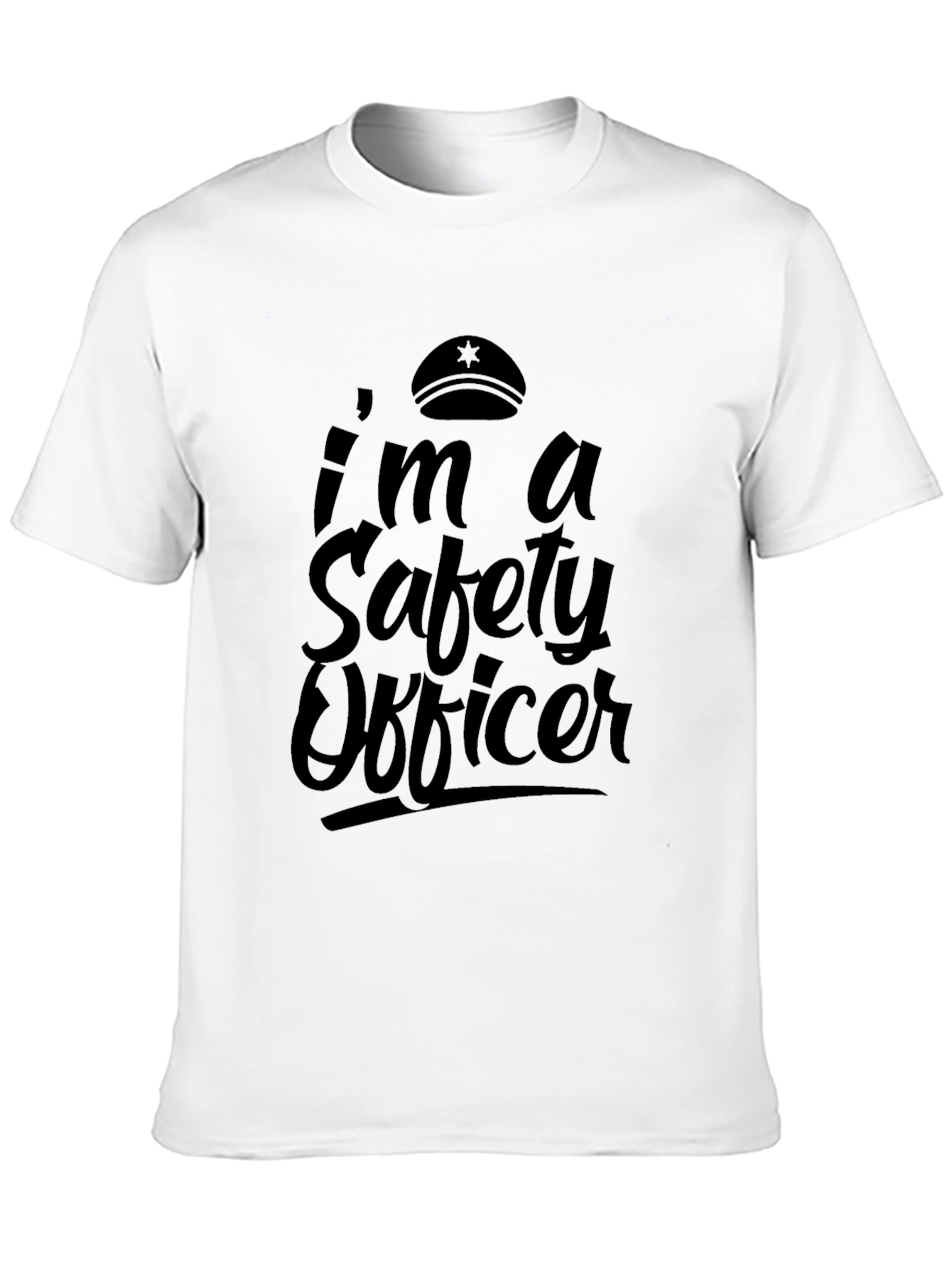 Safety Officer Graphic Tee - Mens Black T-Shirt