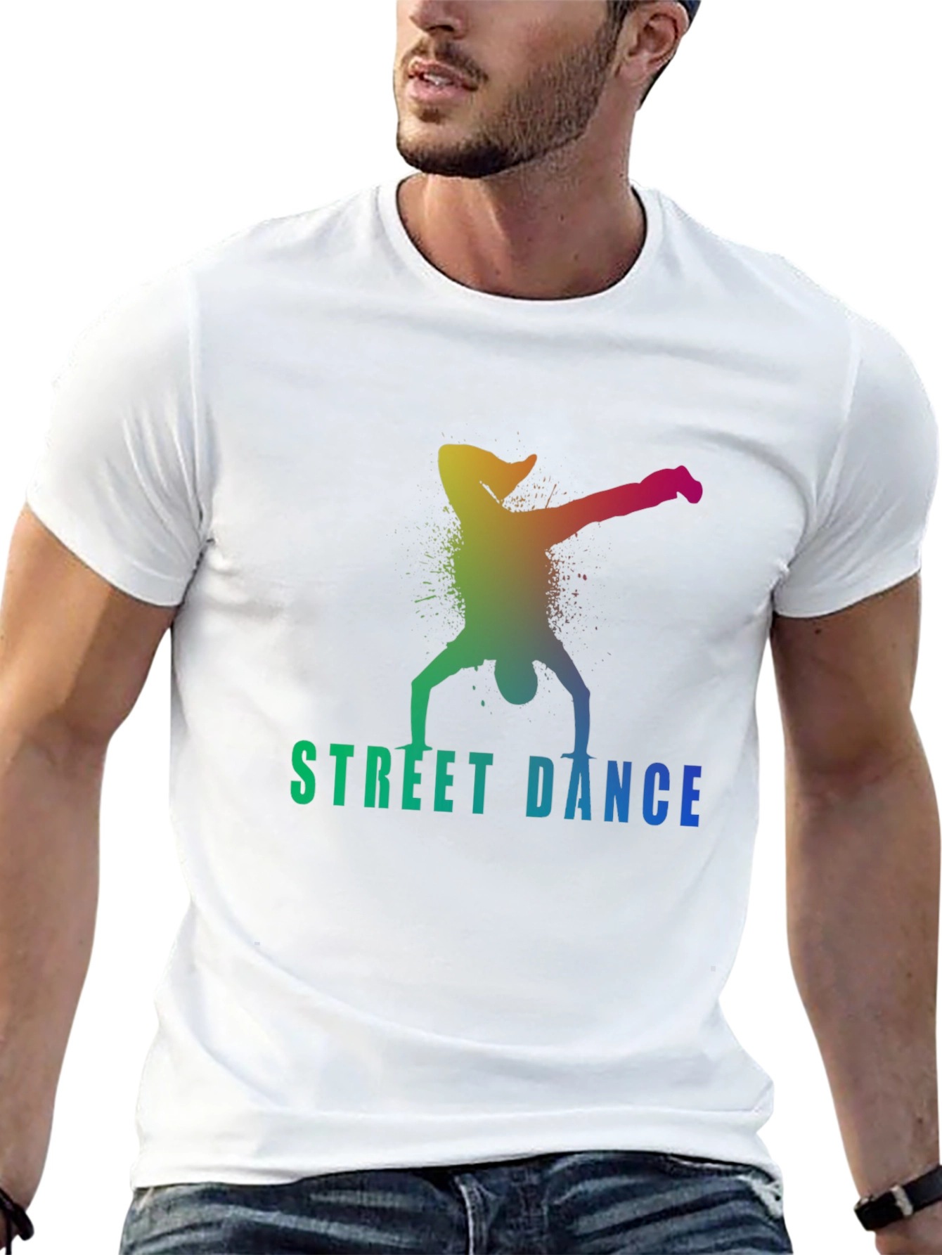Street Dance Graphic Black T-Shirt - Urban Style