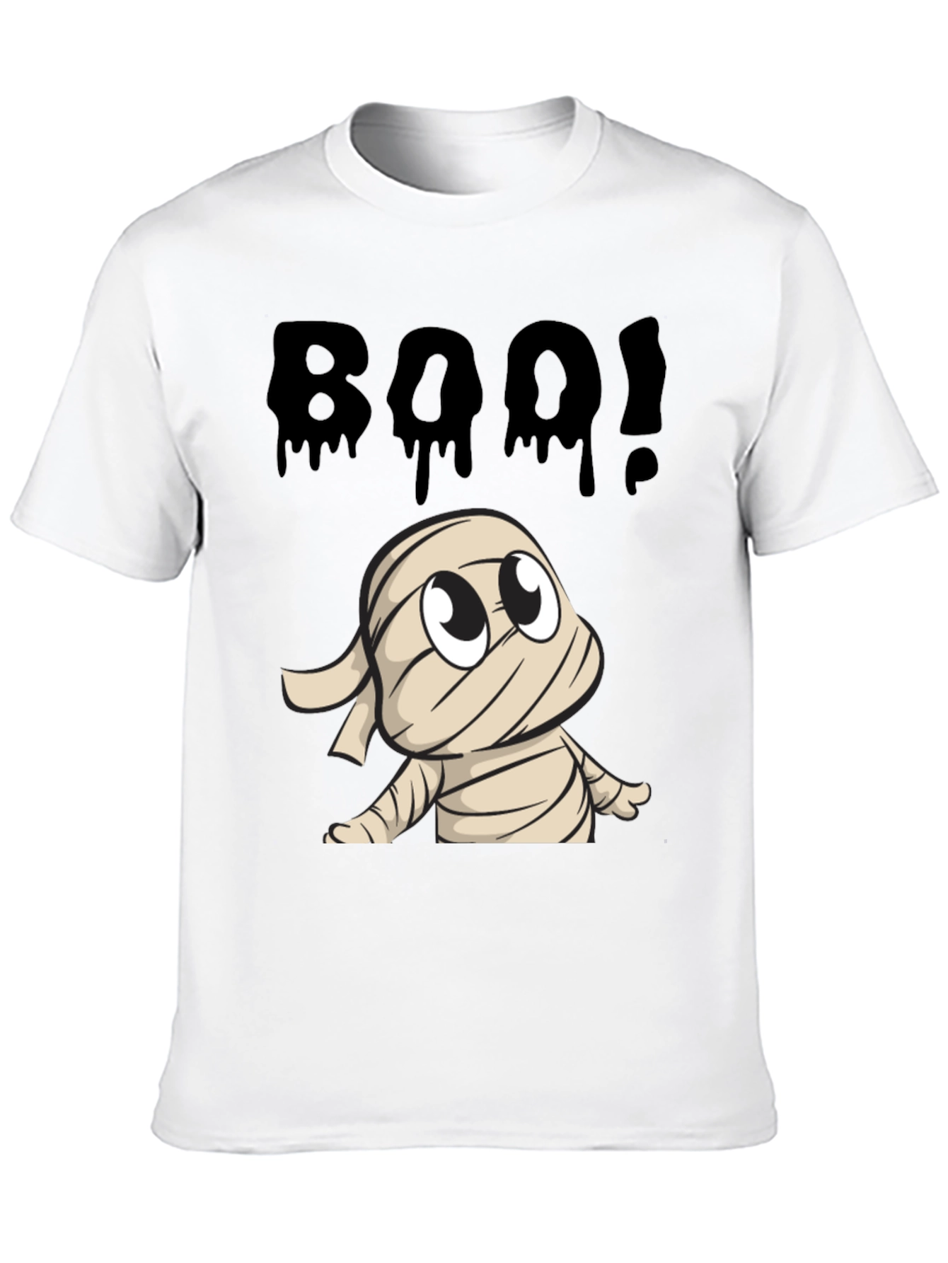 Boo! Mummy Graphic T-Shirt - Halloween Tee