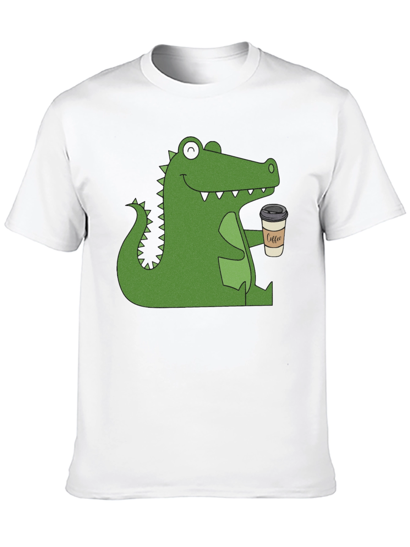 Alligator Coffee Black T-Shirt