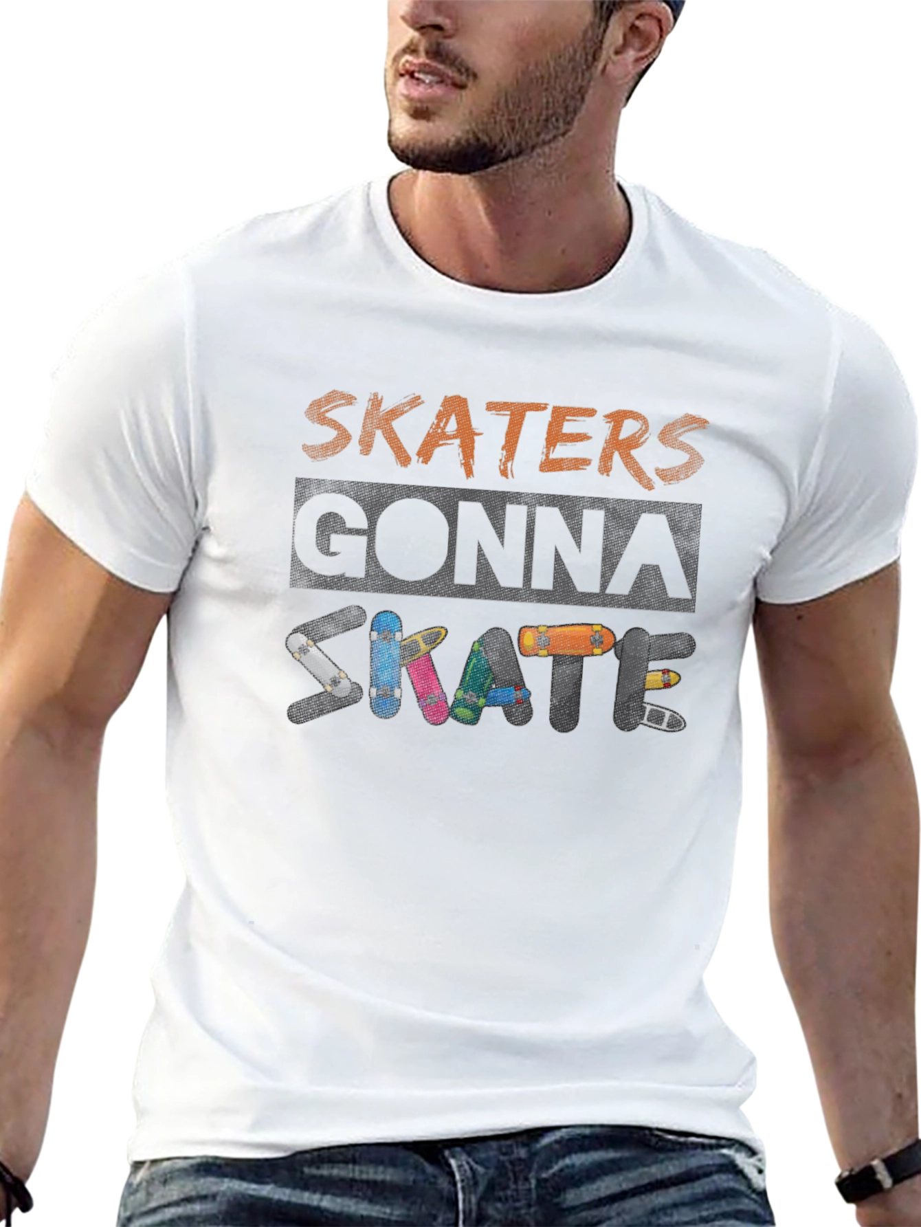 Skaters Gonna Skate Graphic T-Shirt