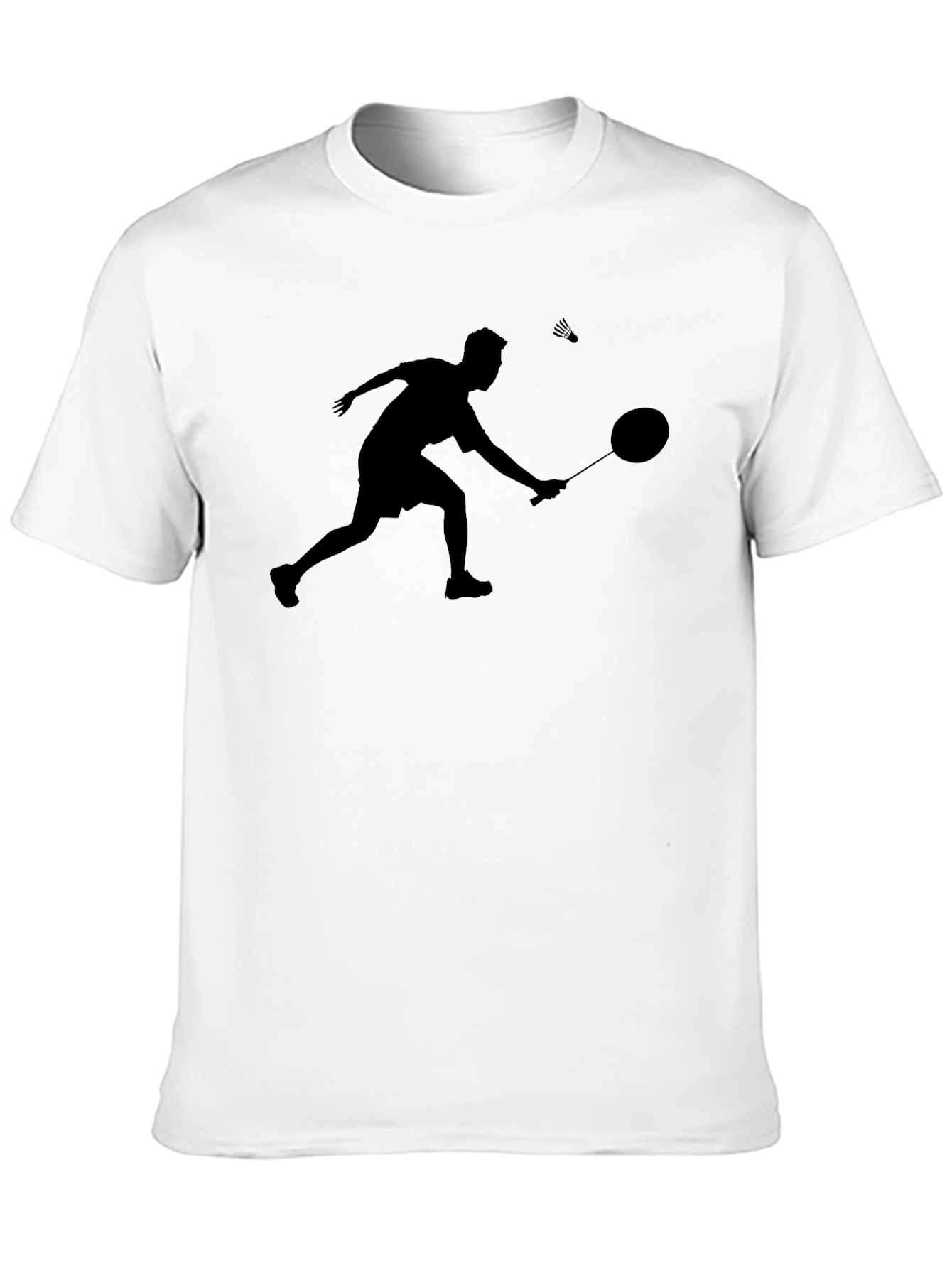 Black Badminton Graphic Tee