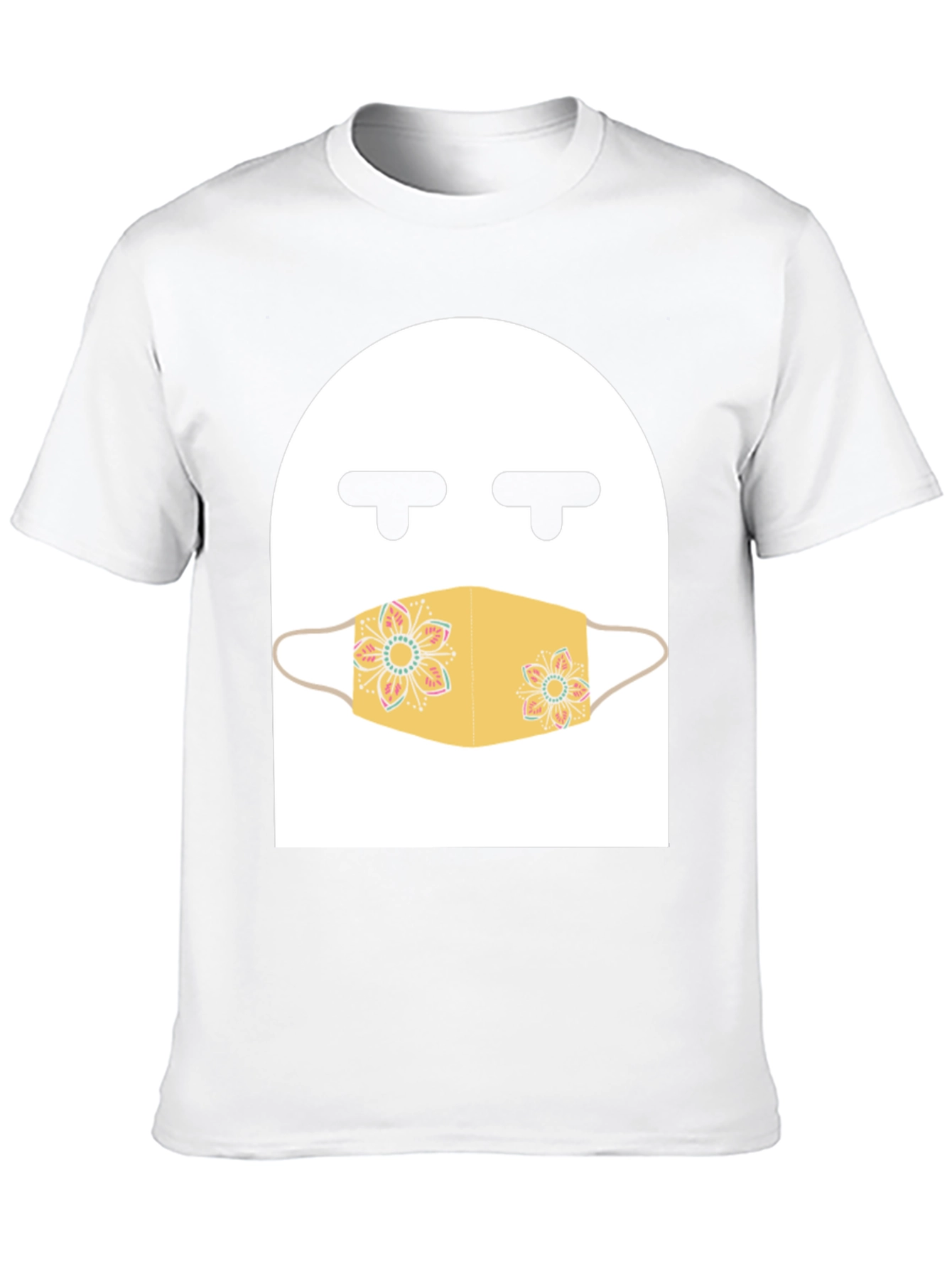 Quarantine Ghost T-Shirt - Masked Funny Tee