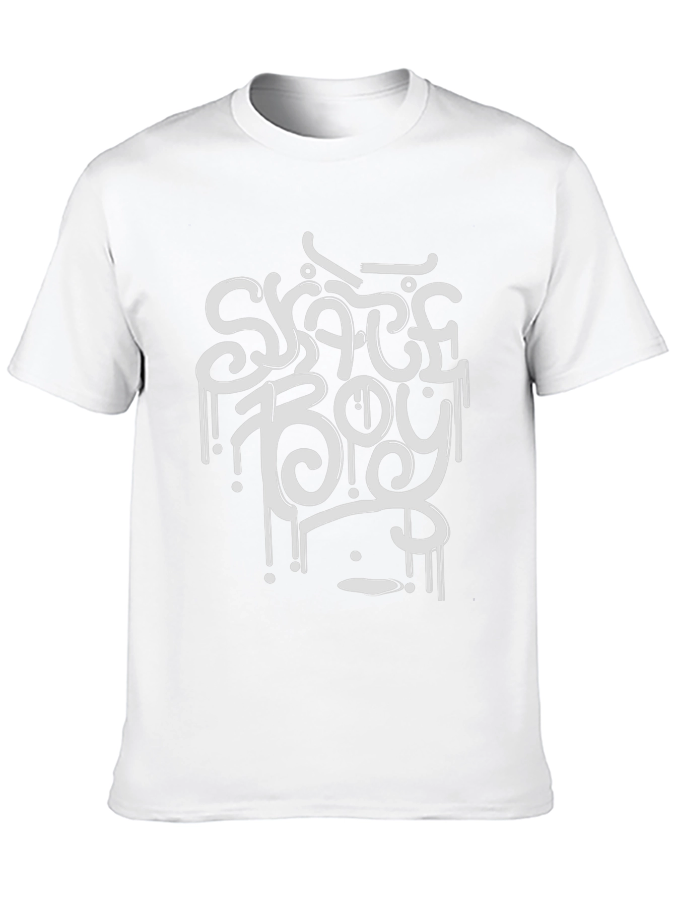 Skate Boy Graphic T-Shirt - Black
