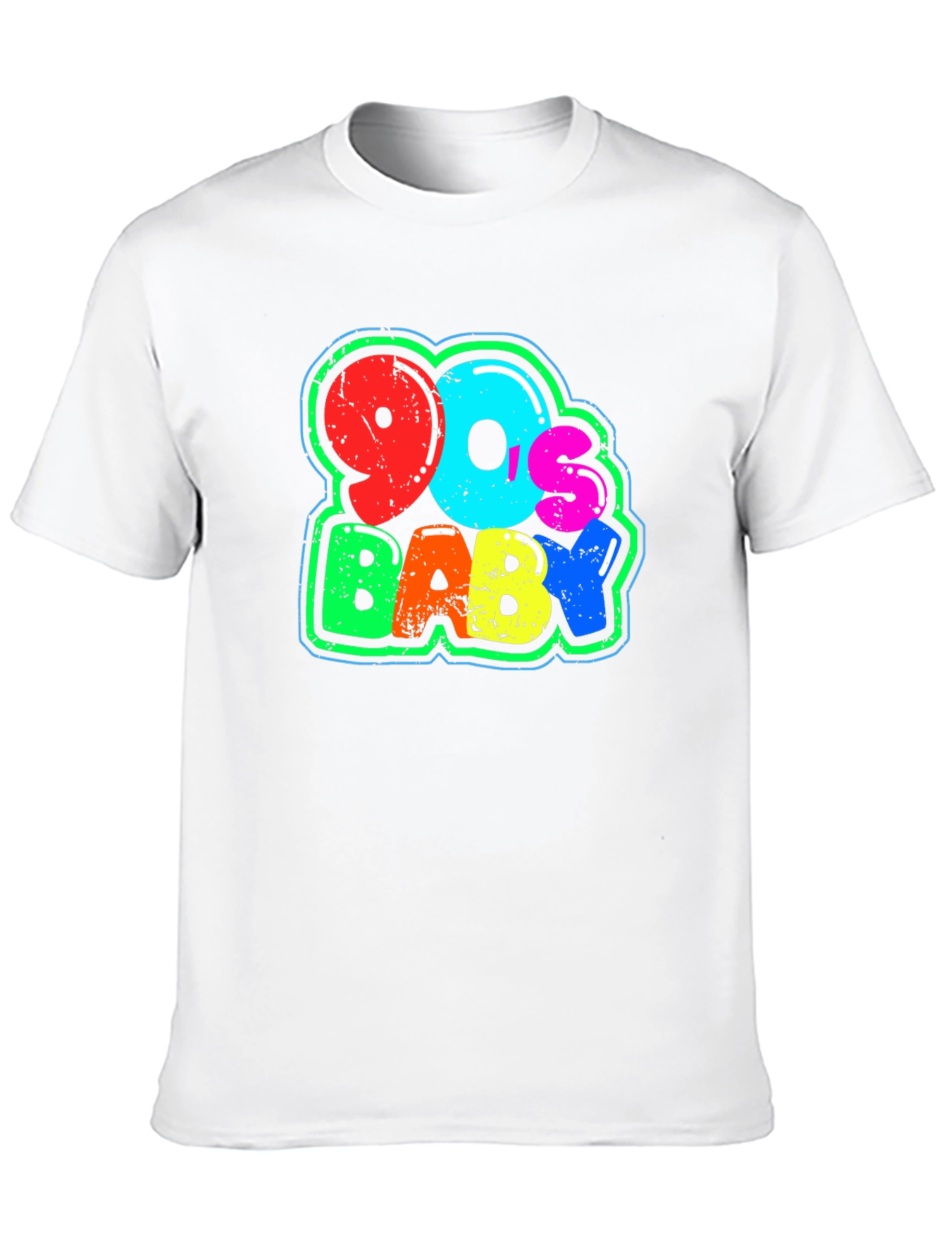 90s Baby T-Shirt Black Cotton Blend