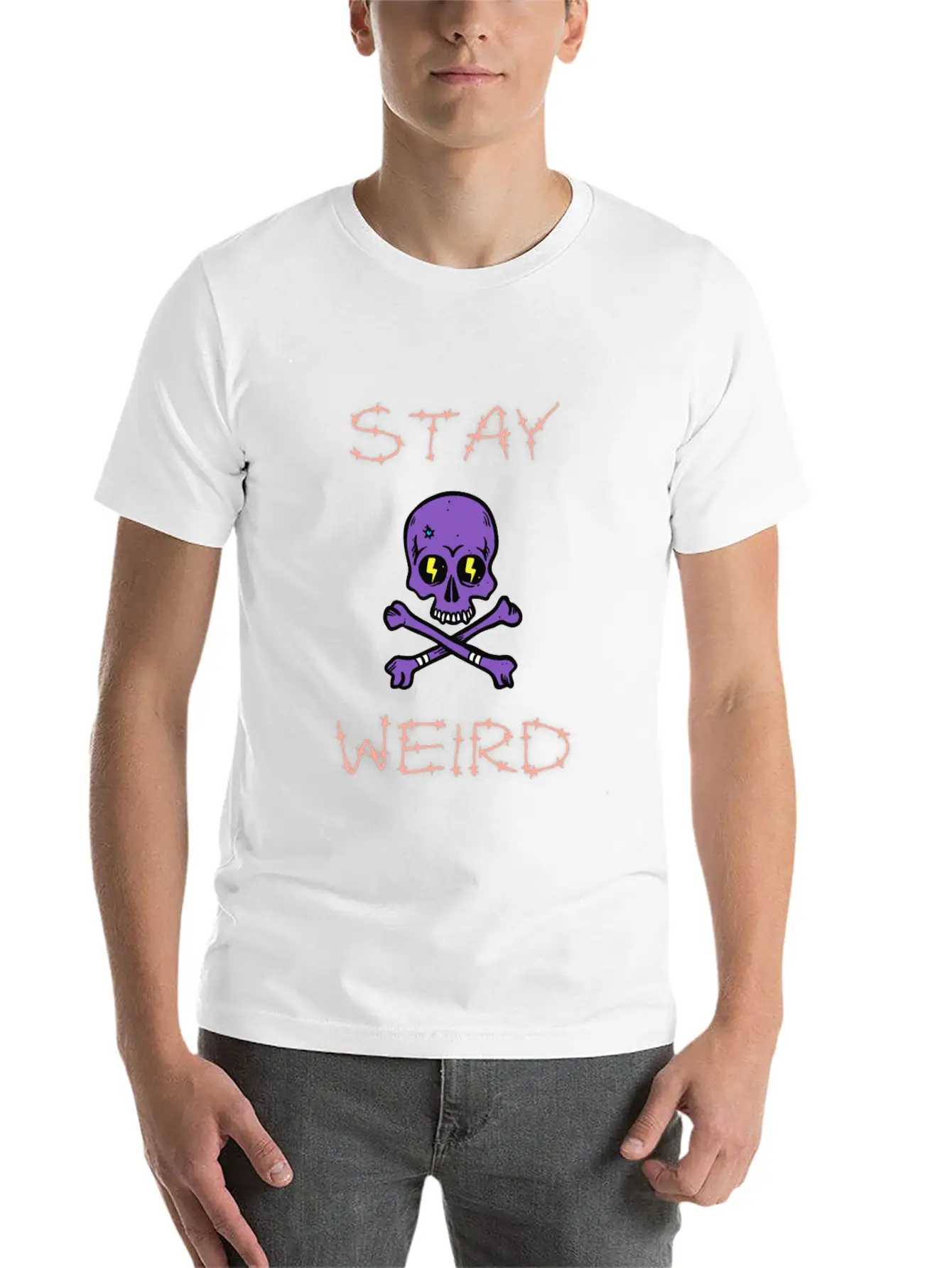 5EVER WEiRD Lightweight Cotton T-Shirt – Daily Comfort Graphic Shirt