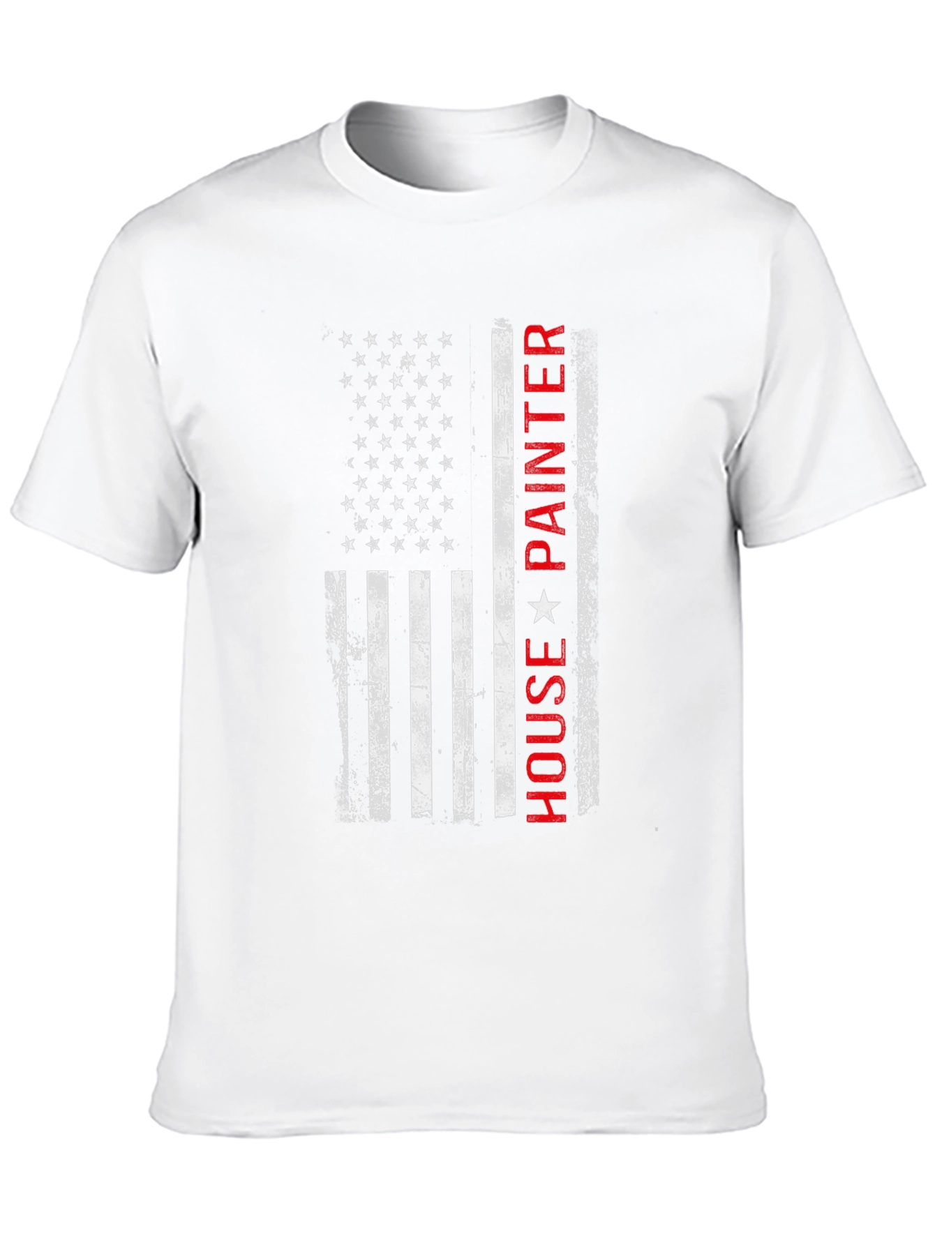 American Flag House Painter T-Shirt