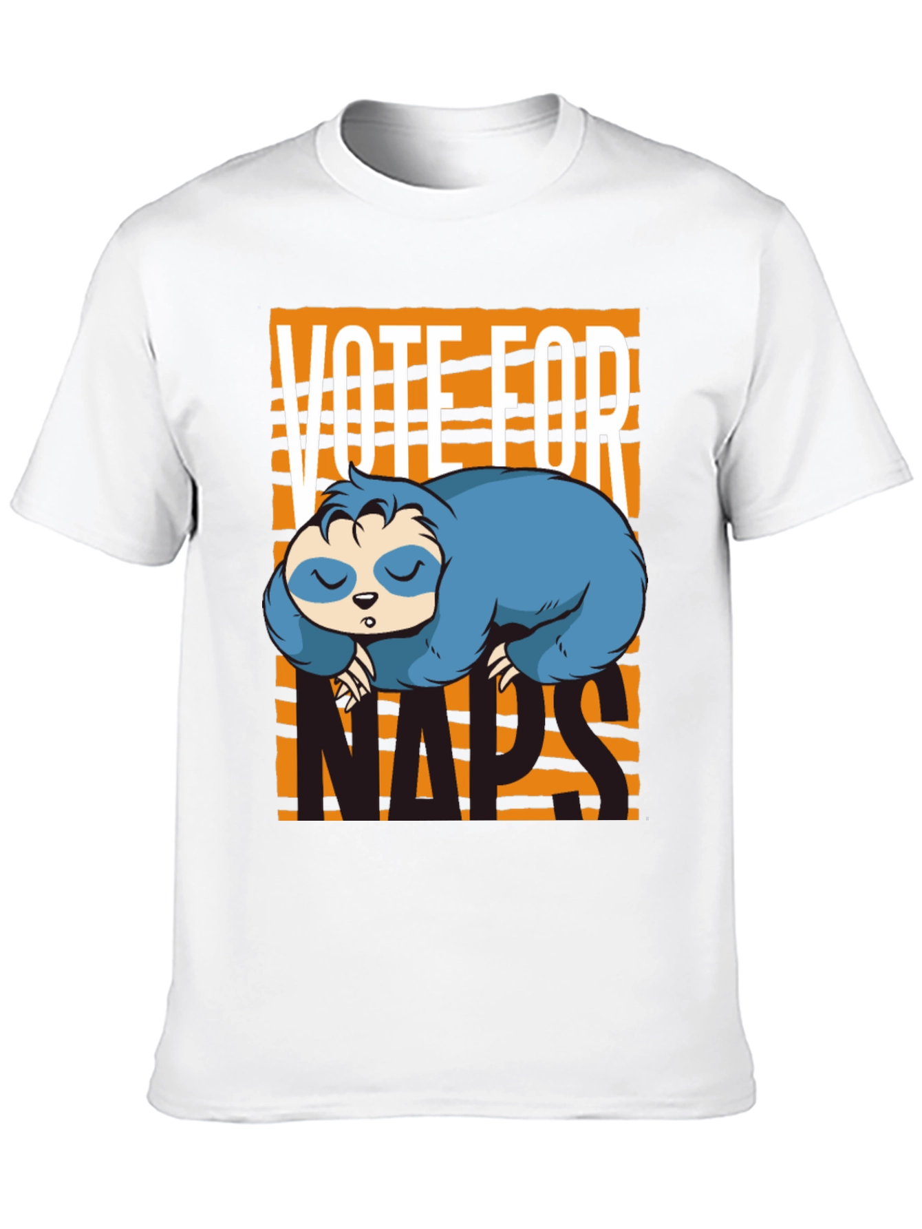 Vote For Naps Sloth Graphic Tee