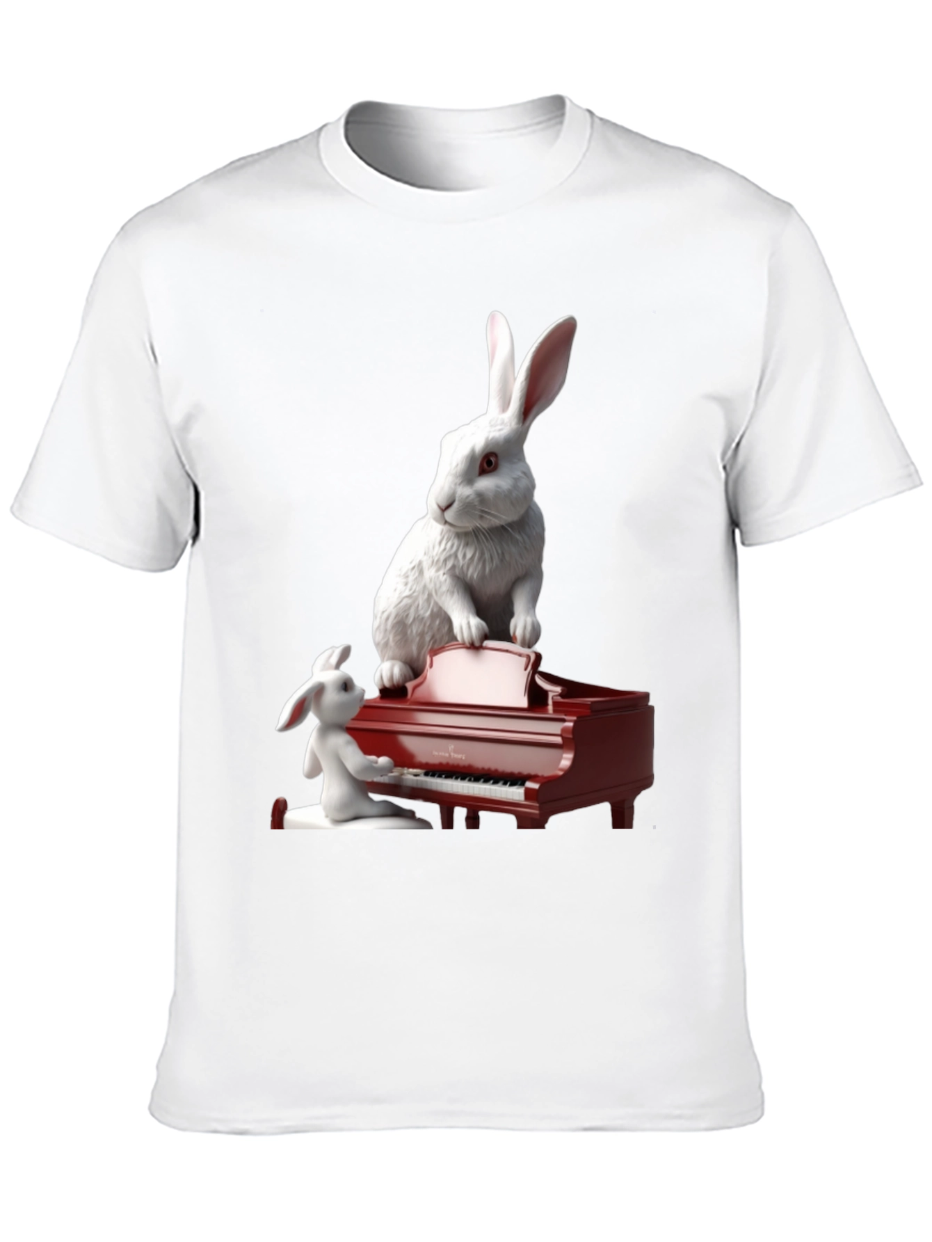 Rabbit Piano T-Shirt