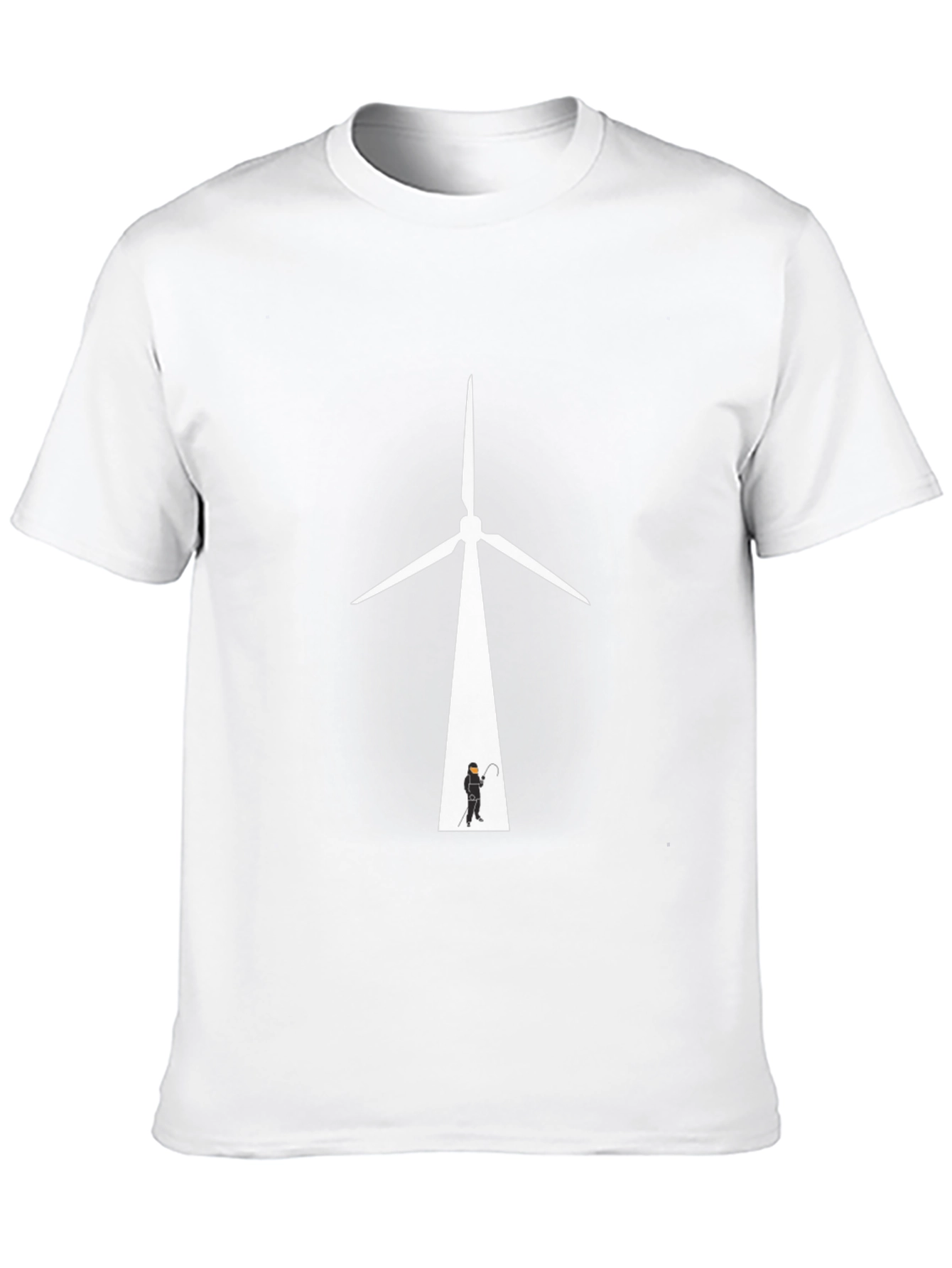 Unique Graphic Tee - Wind Turbine Design