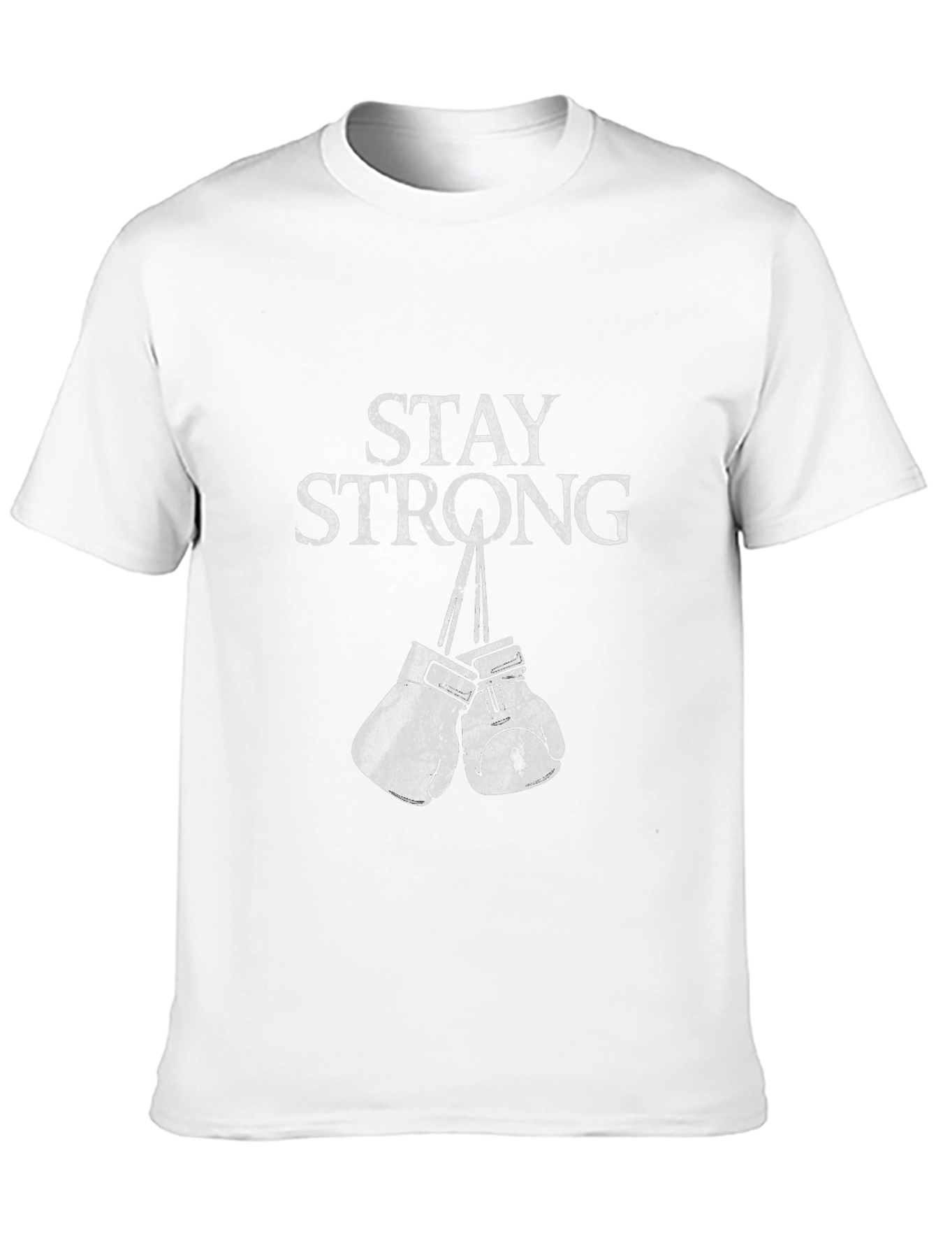 Stay Strong Boxing Gloves Graphic T-Shirt