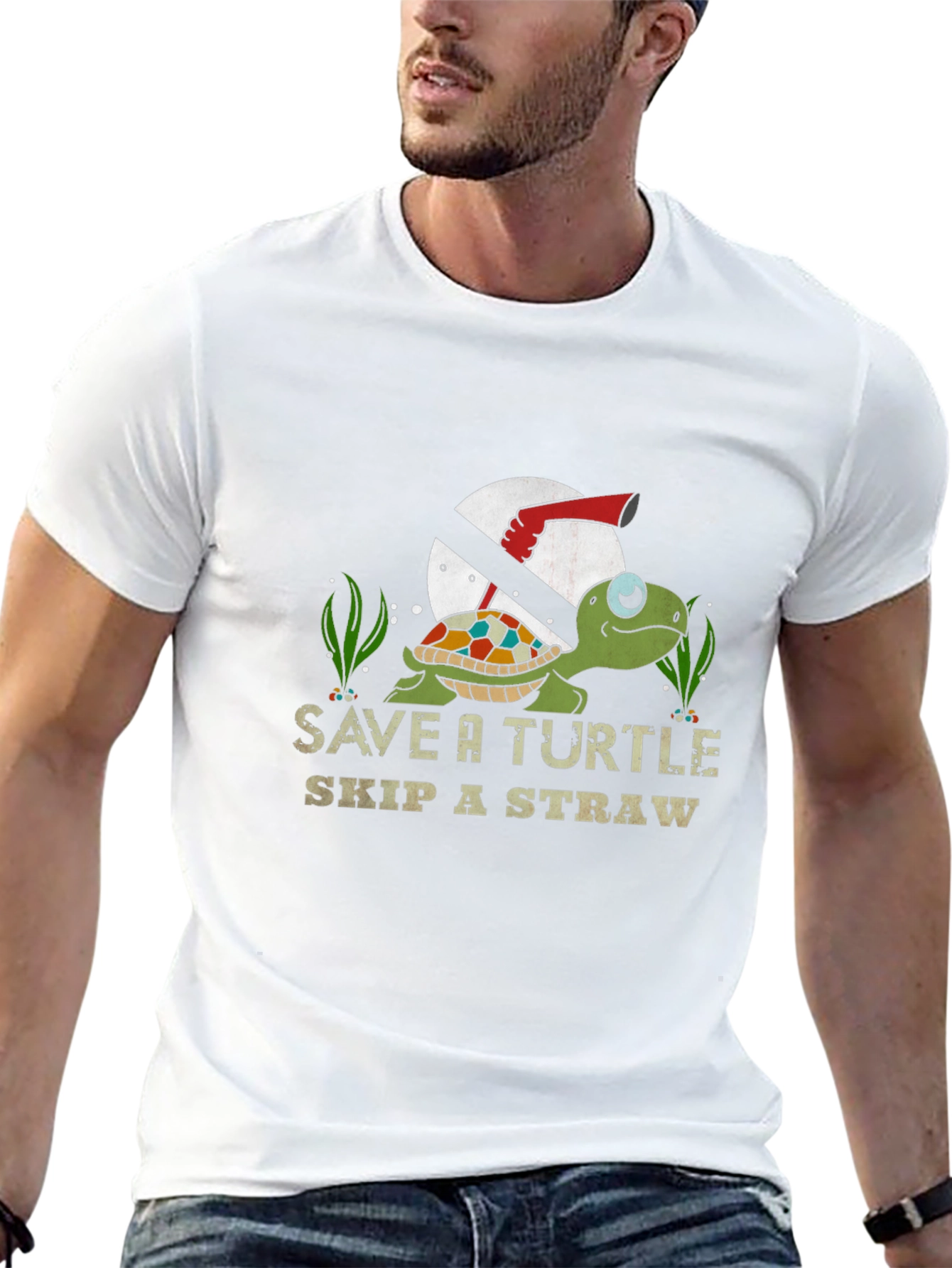 Save a Turtle Skip a Straw T-Shirt