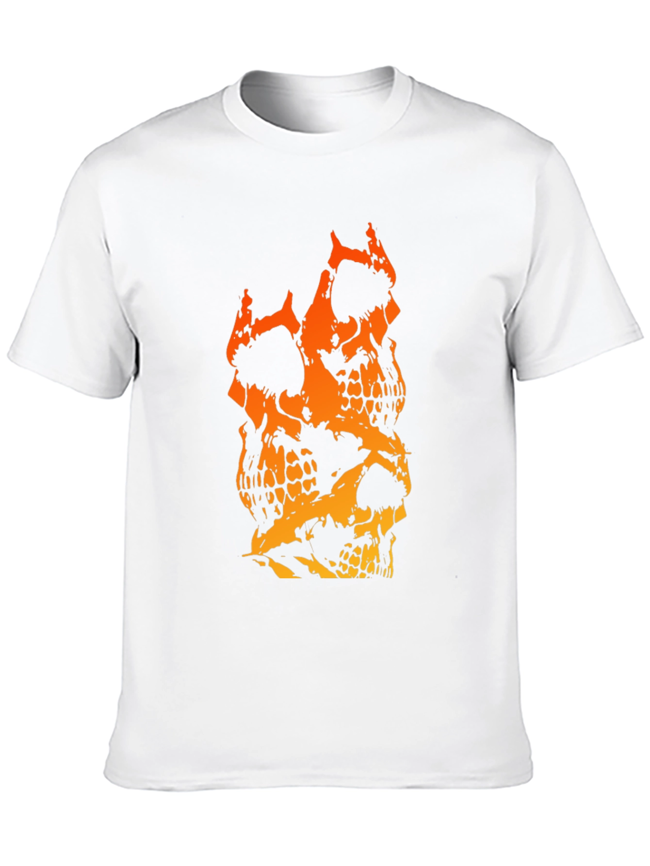 Skull Stack Graphic Tee - Mens Black T-Shirt