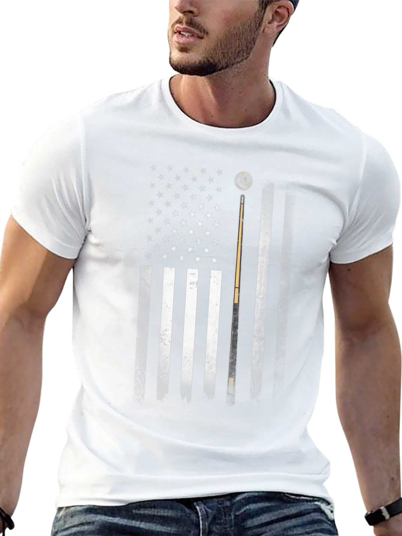 American Flag Billiards T-Shirt
