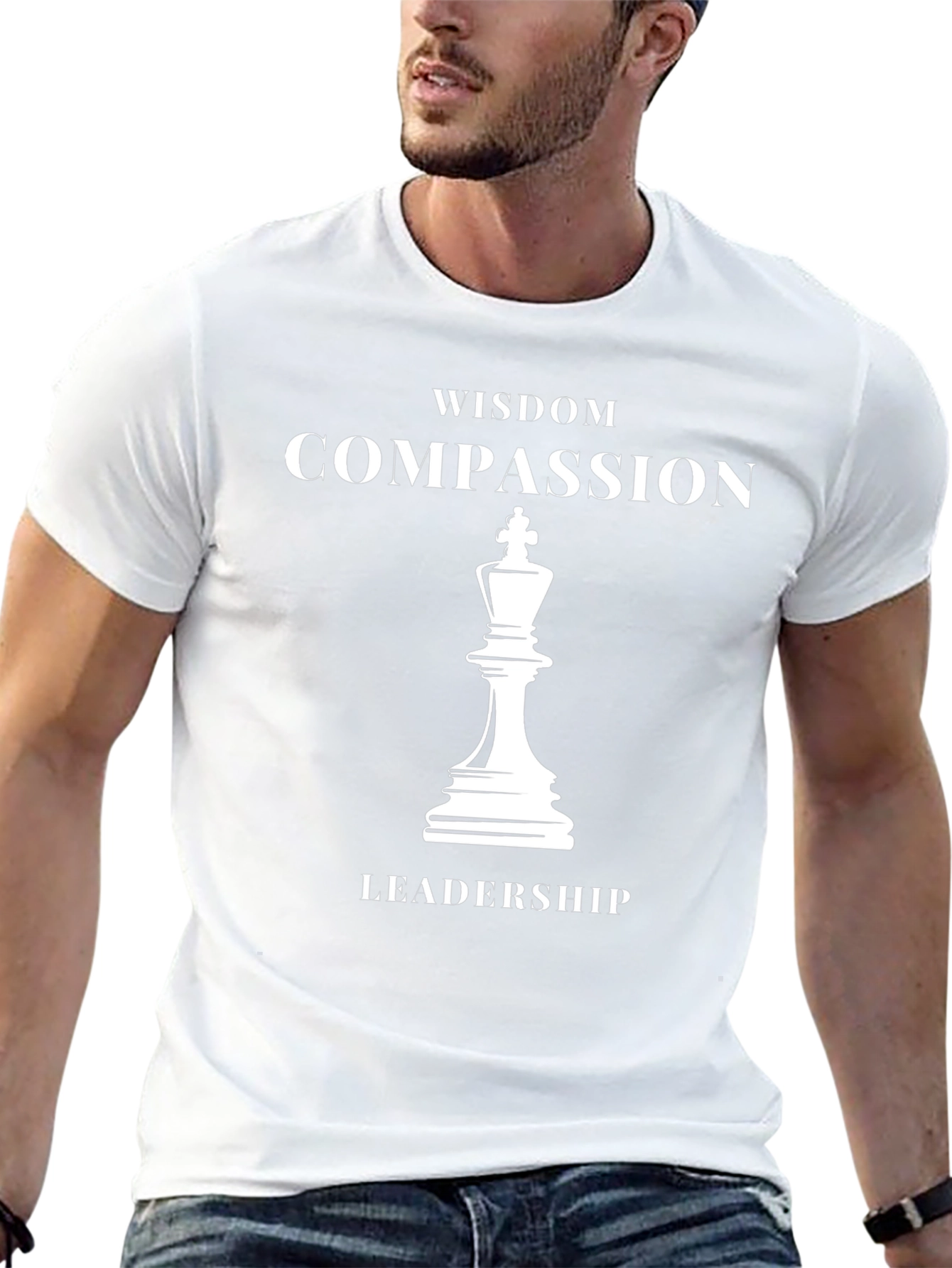 Wisdom Compassion Leadership Graphic Tee