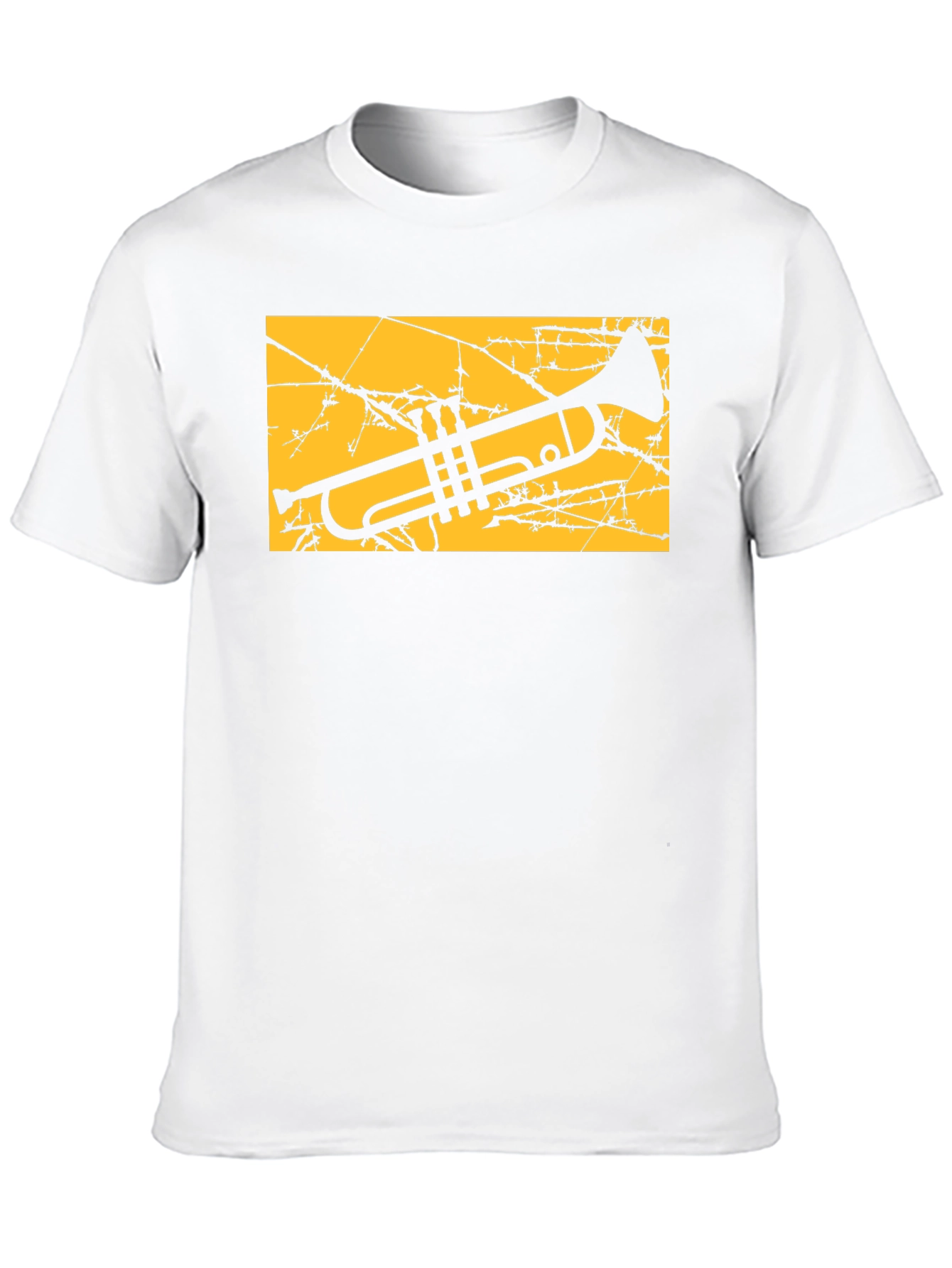 Trumpet Graphic T-Shirt - Black