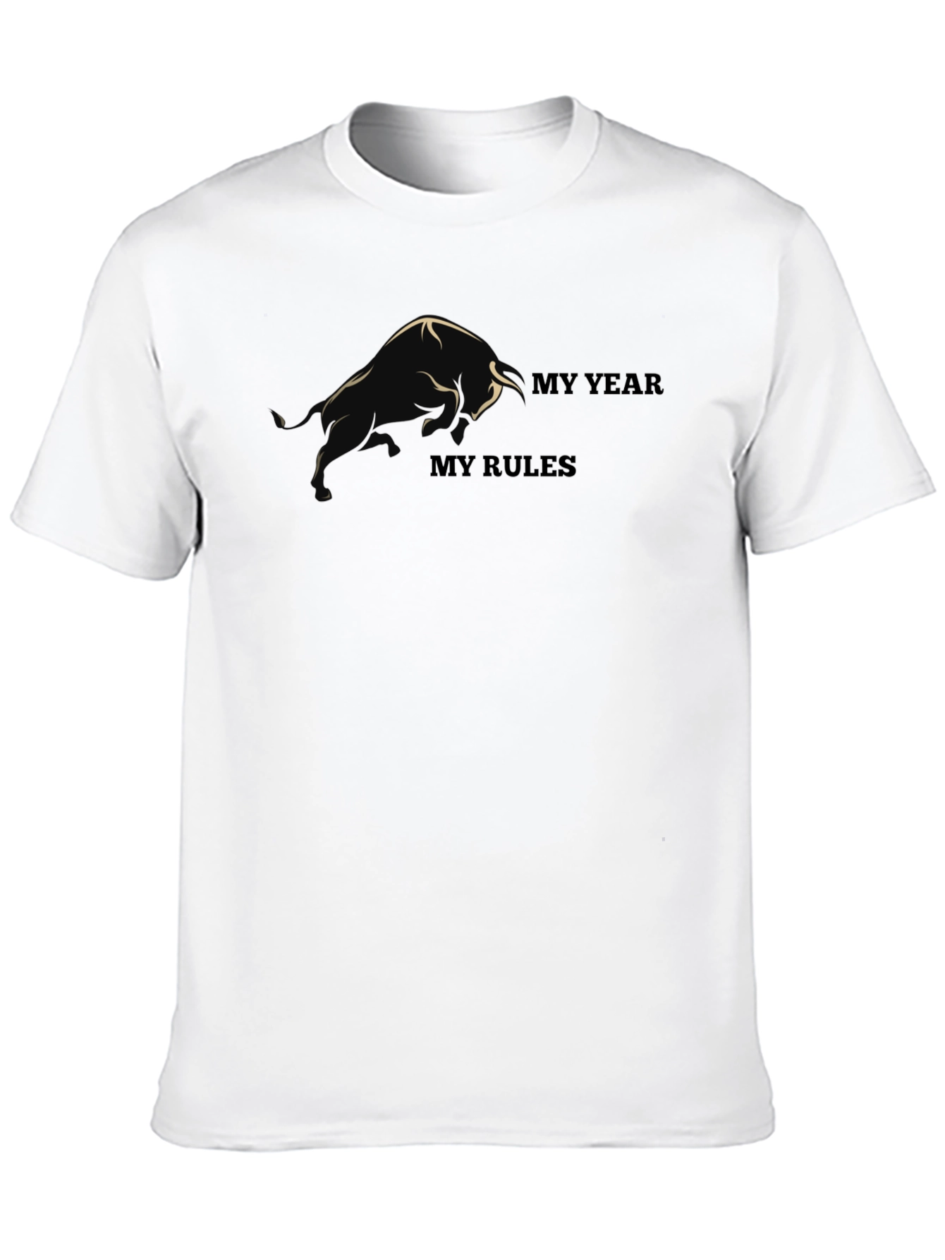 Bull Graphic Tee - My Year My Rules