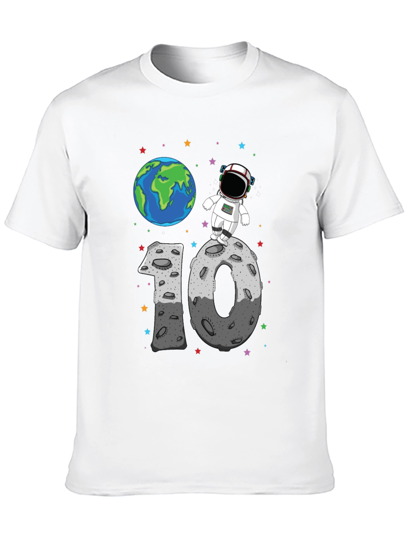 Astronaut 10th Birthday T-Shirt - Space Theme!