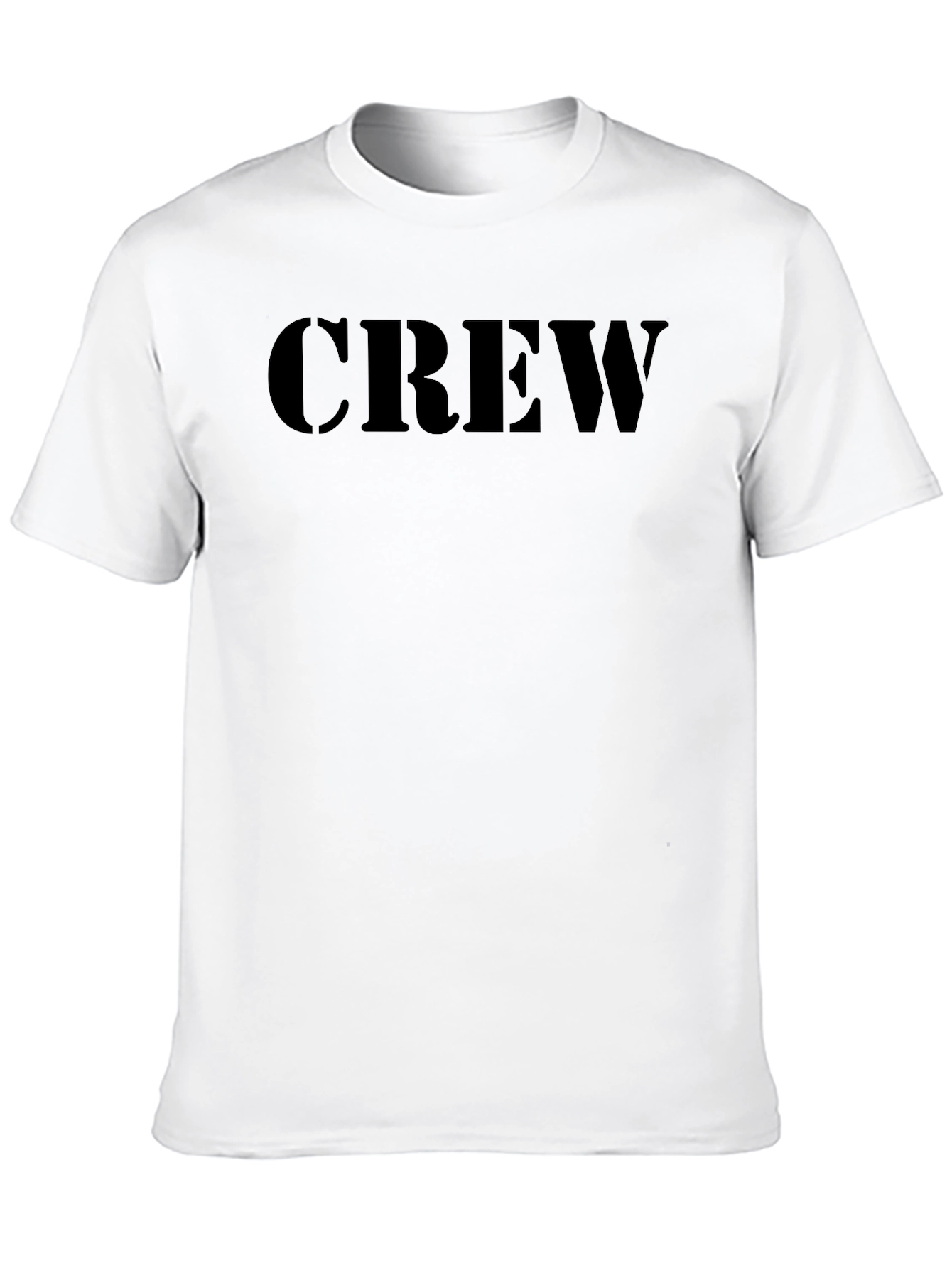 Black Crew T-Shirt - Classic & Comfortable