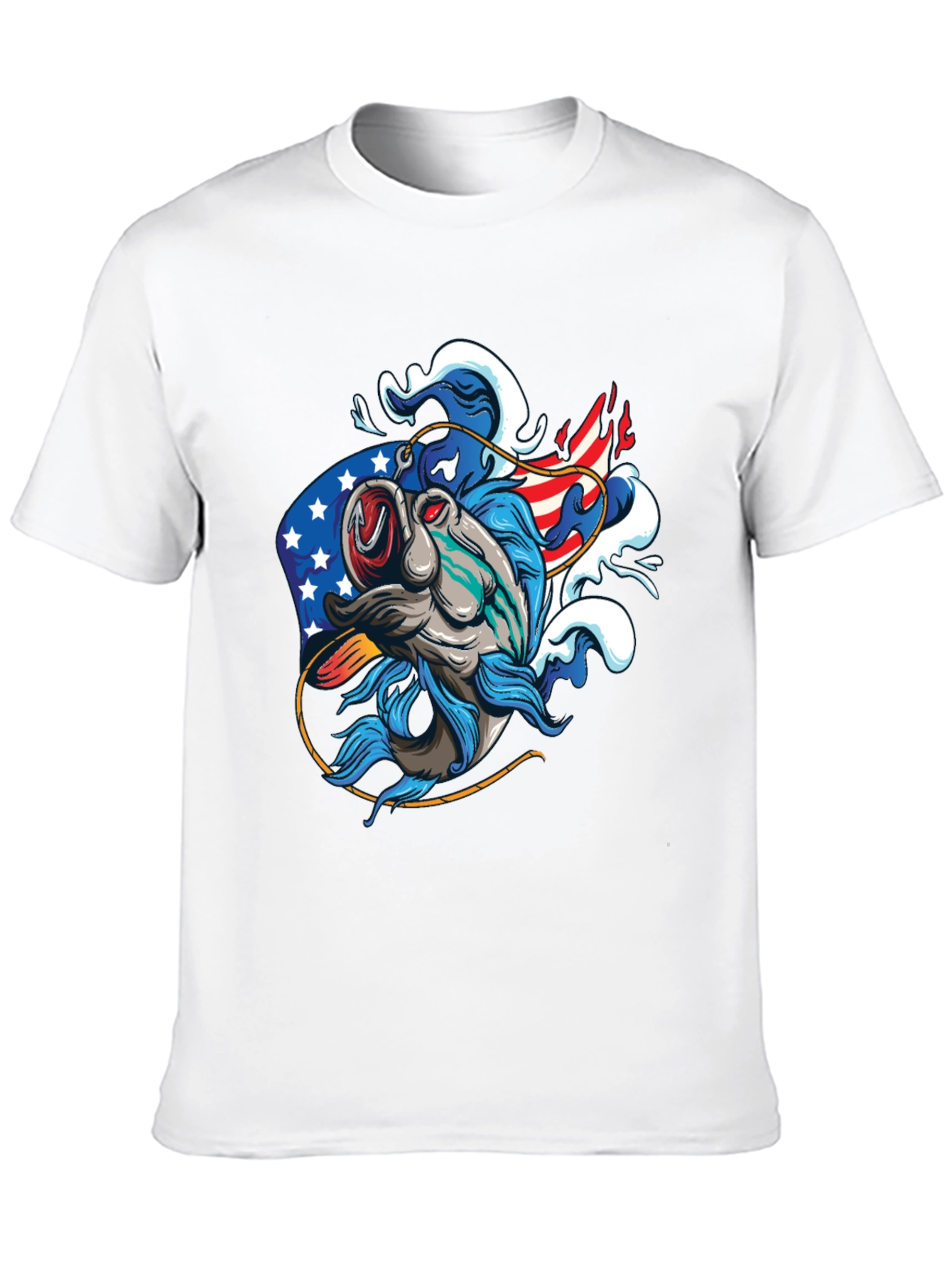 American Fish Graphic Tee
