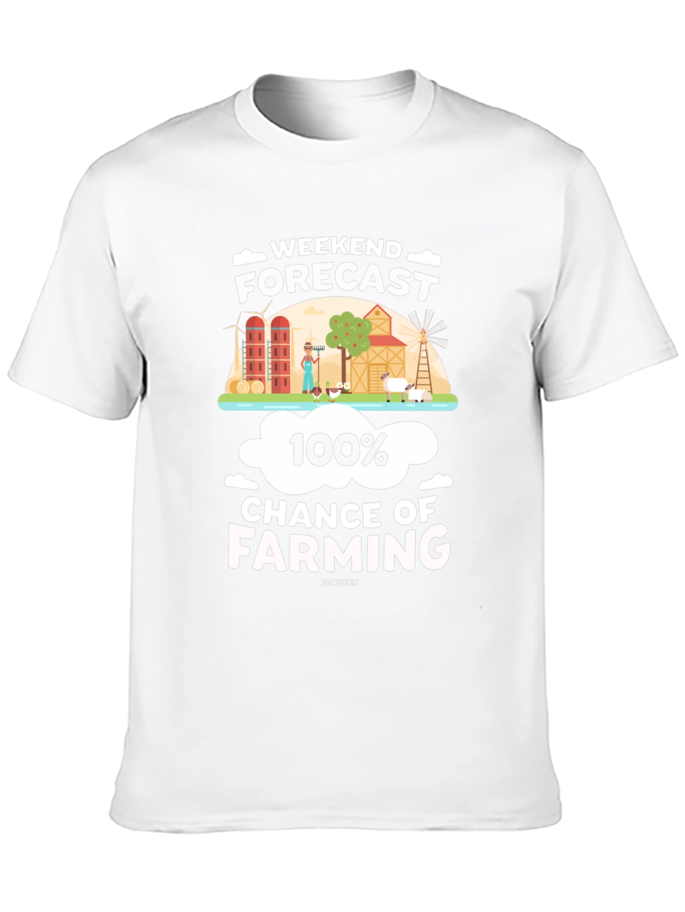 Weekend Forecast Farming T-Shirt