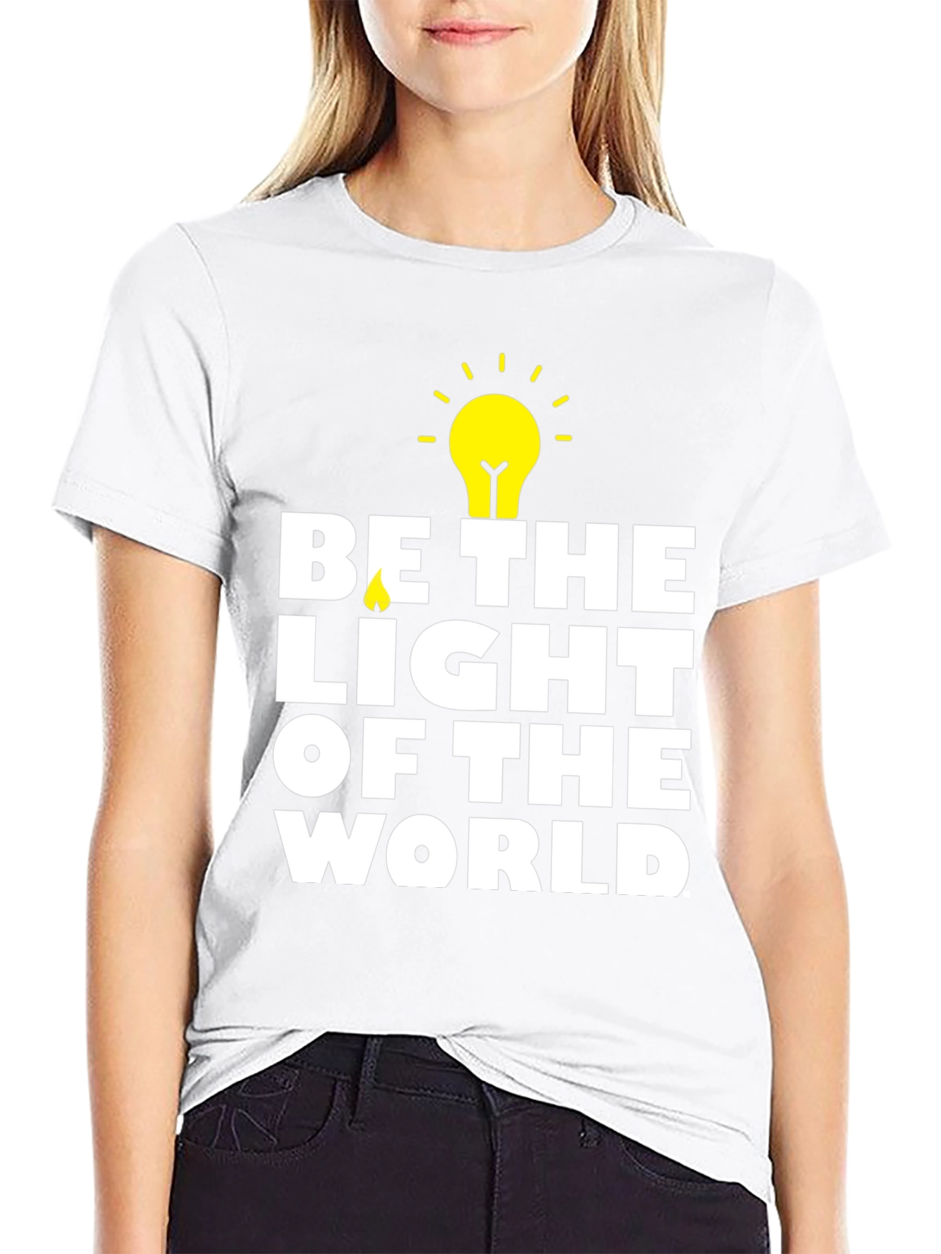 Be The Light T-Shirt - Inspirational Graphic Tee