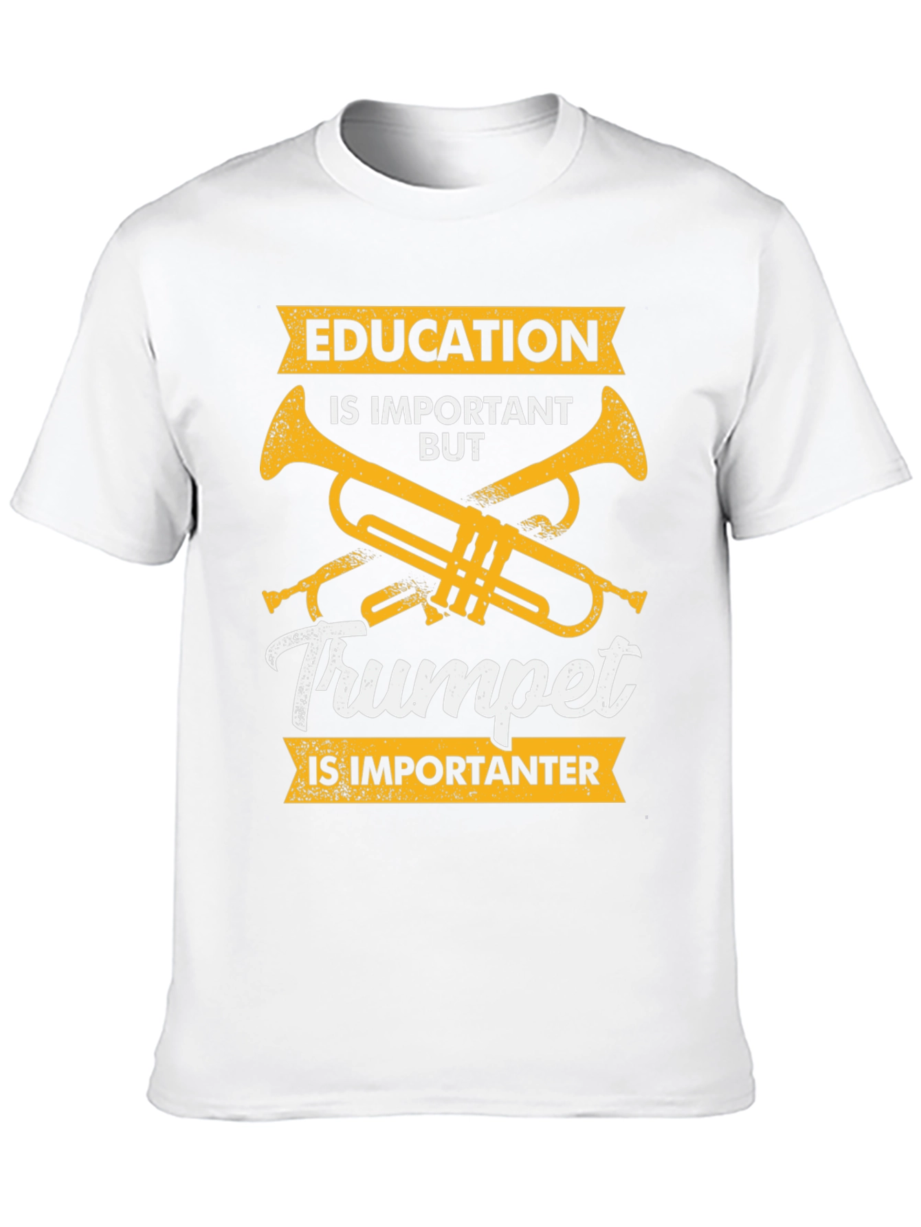 Trumpet Musician T-Shirt: Education is Importanter