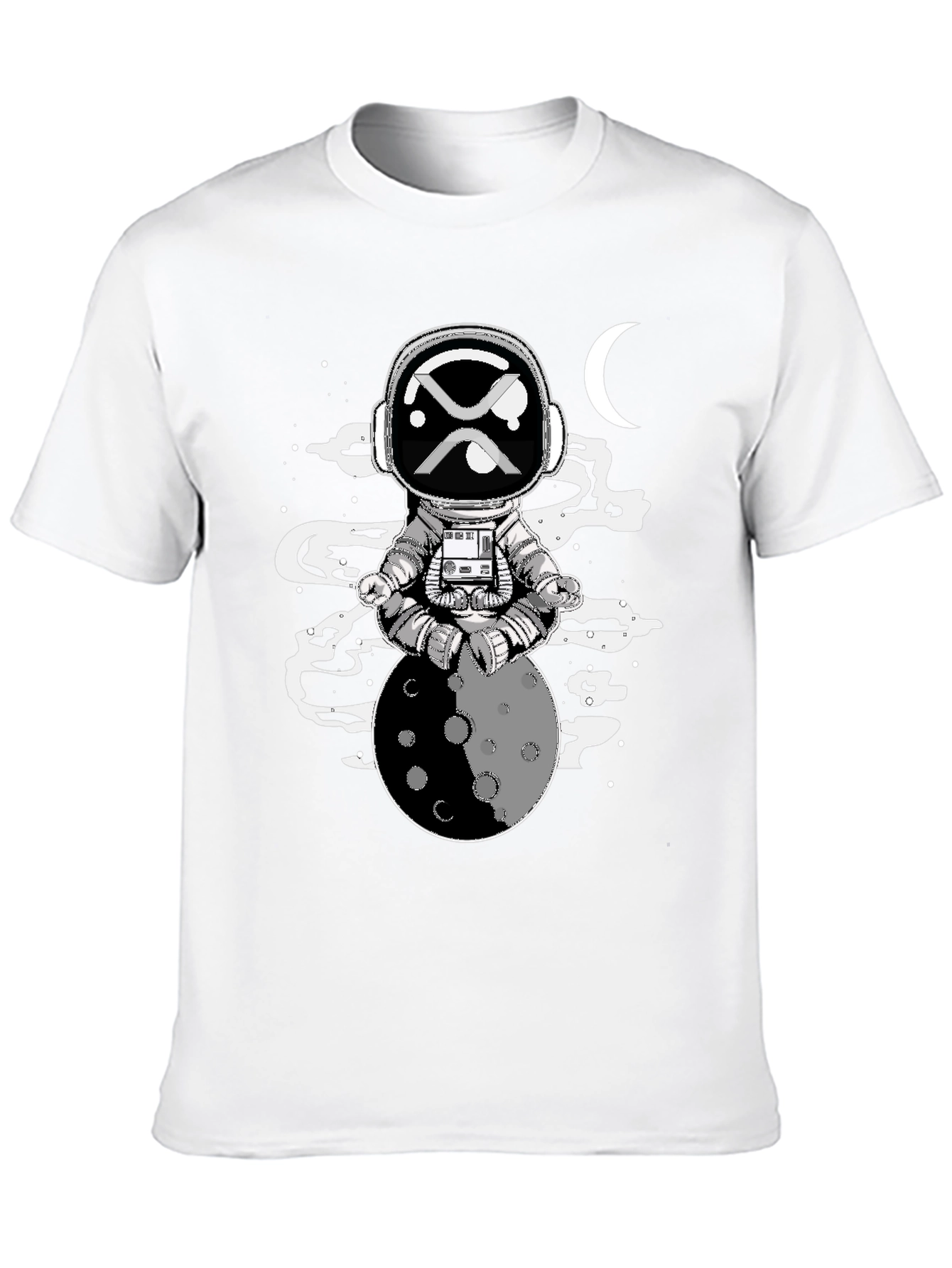 Astronaut Moon T-Shirt - Ripple XRP Crypto
