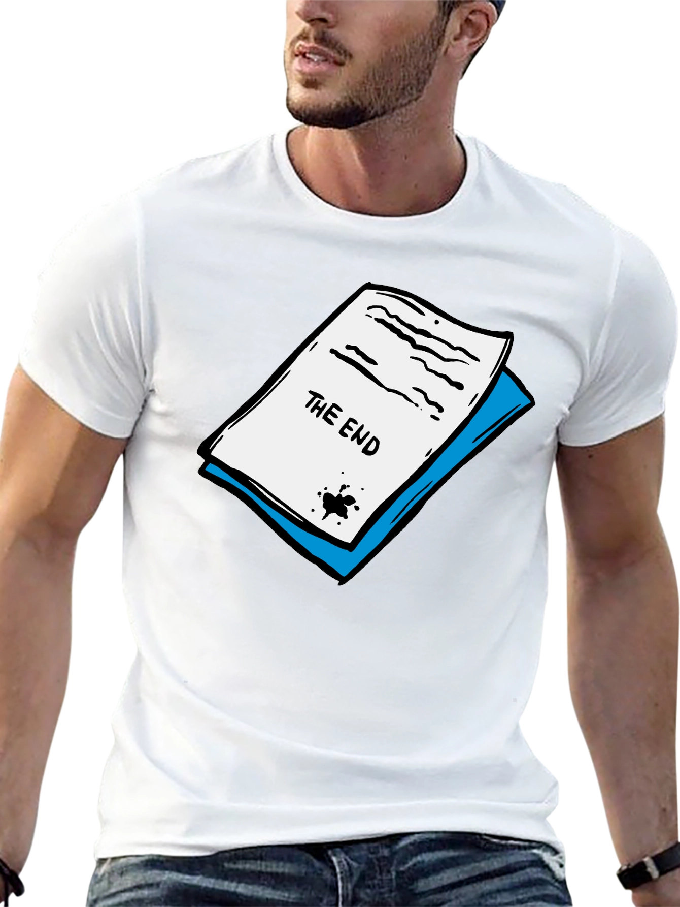 The End Graphic Print Crew Neck T-Shirt