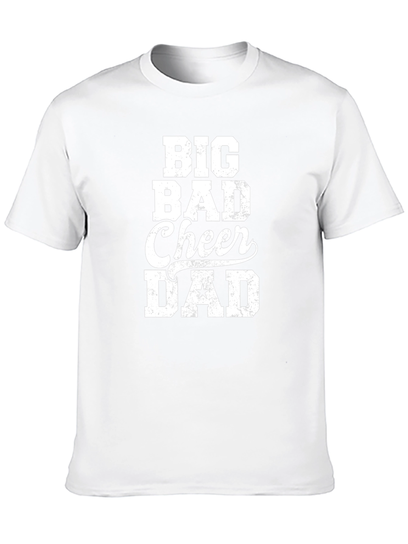 Big Bad Cheer Dad Graphic Tee - Black
