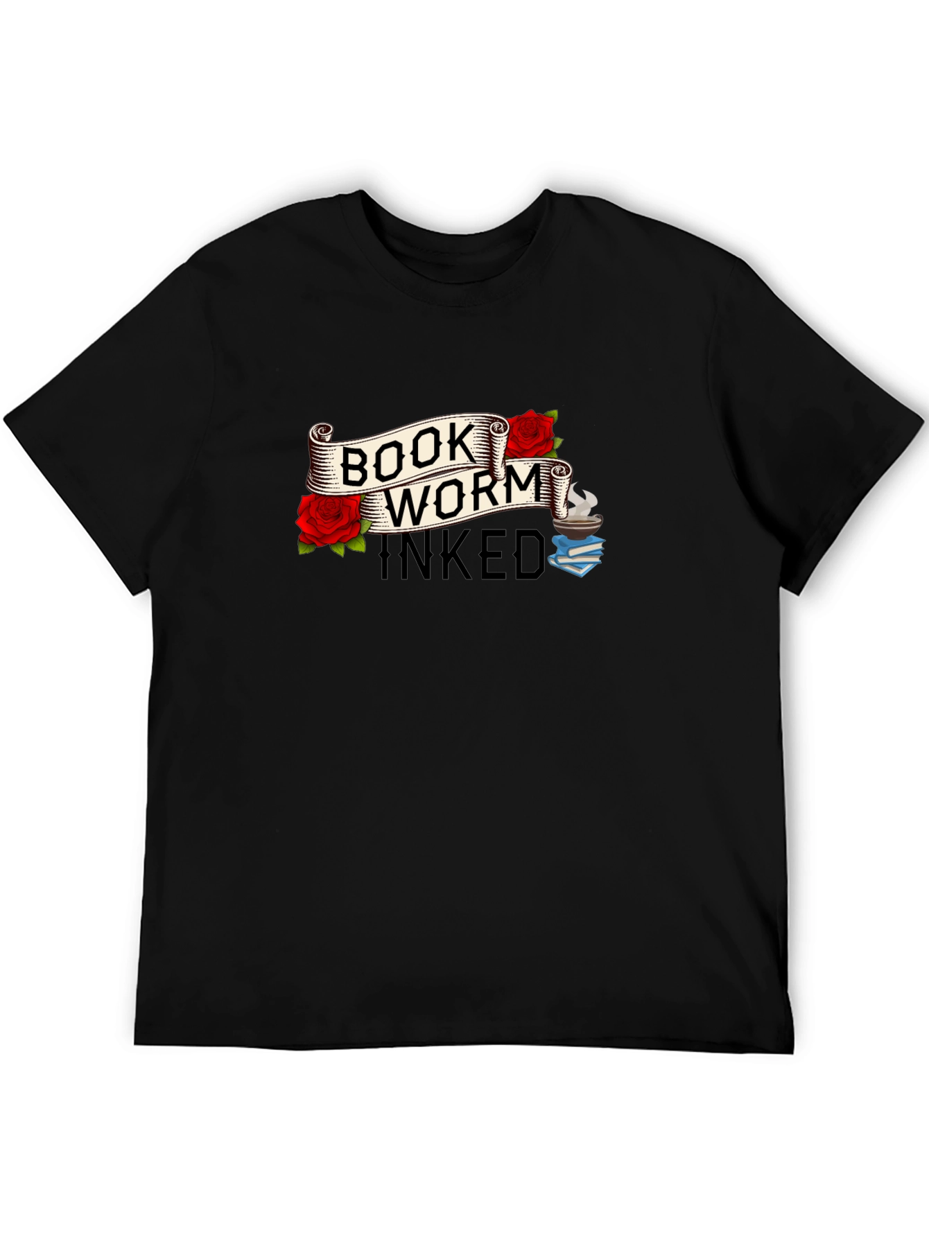 Book Worm Inked Graphic Tee