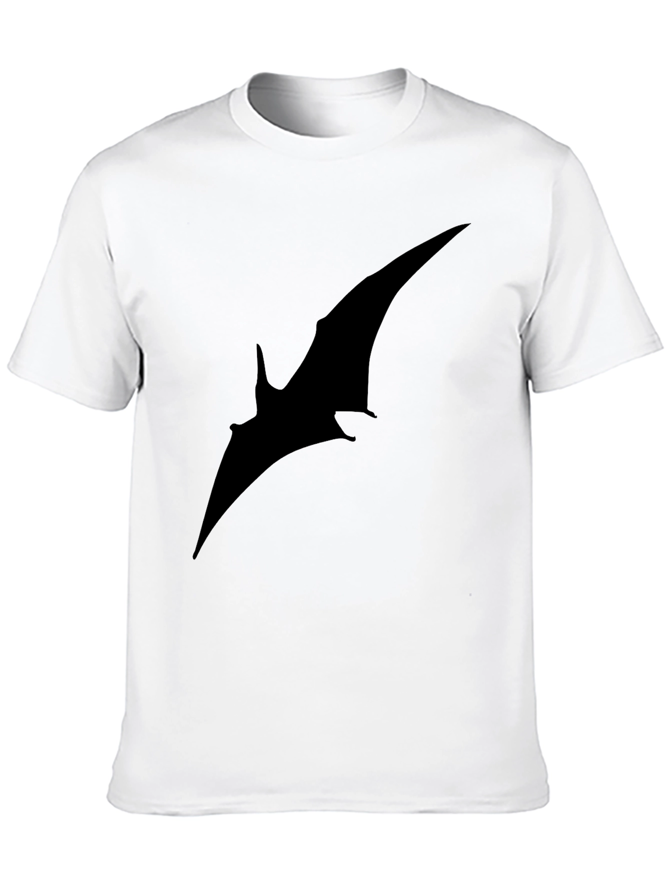 Pterodactyl Silhouette Black T-Shirt
