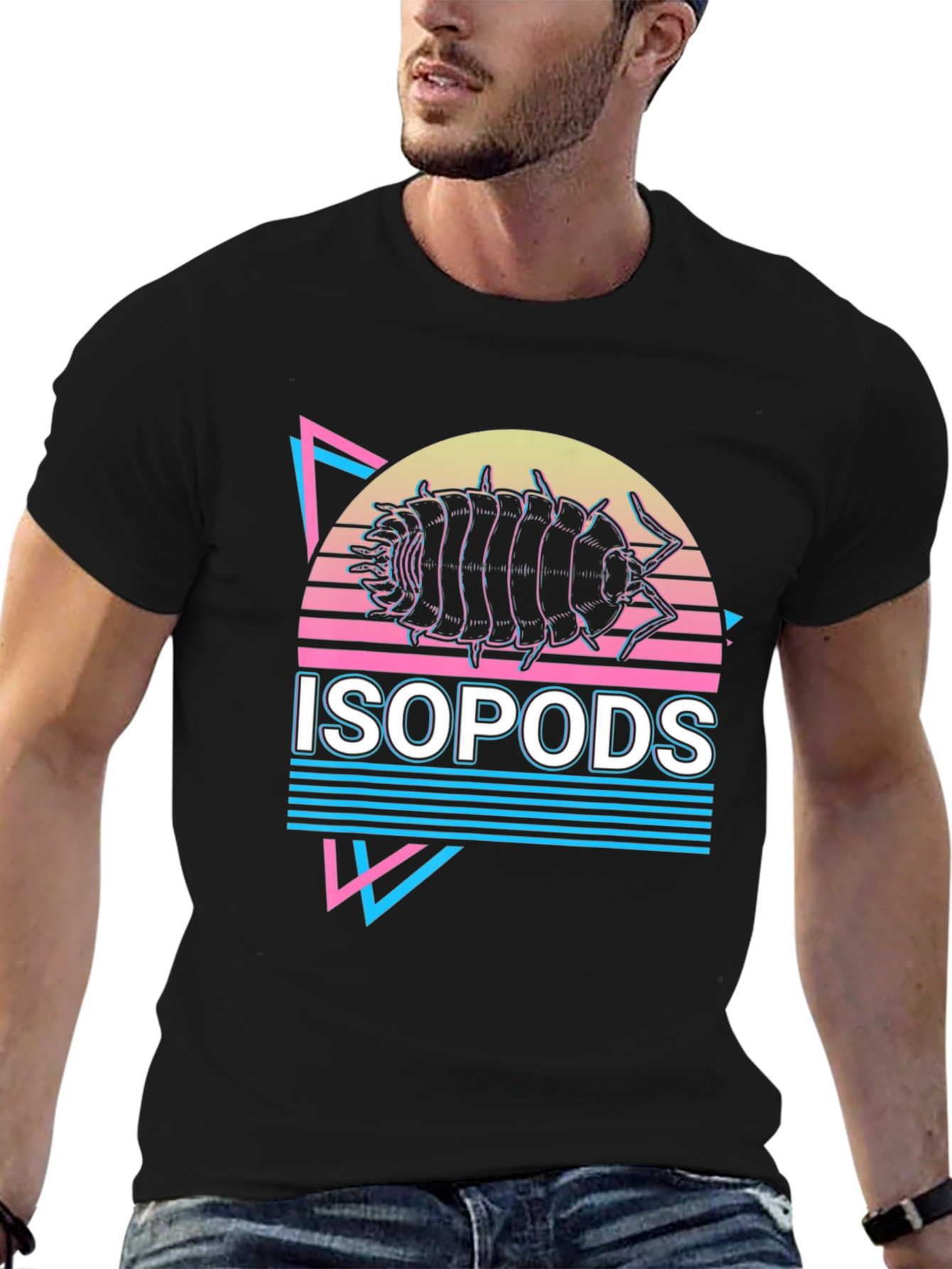 Retro Isopod T-Shirt - Pillbug Love