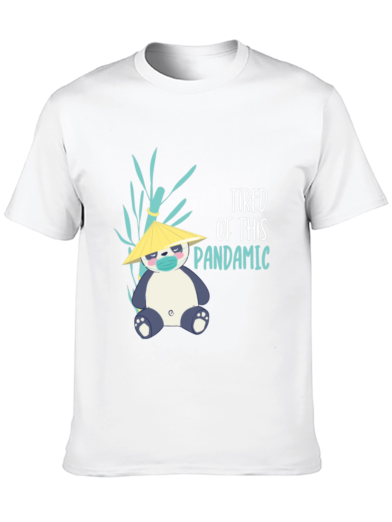 Tired Pandemic Panda T-Shirt