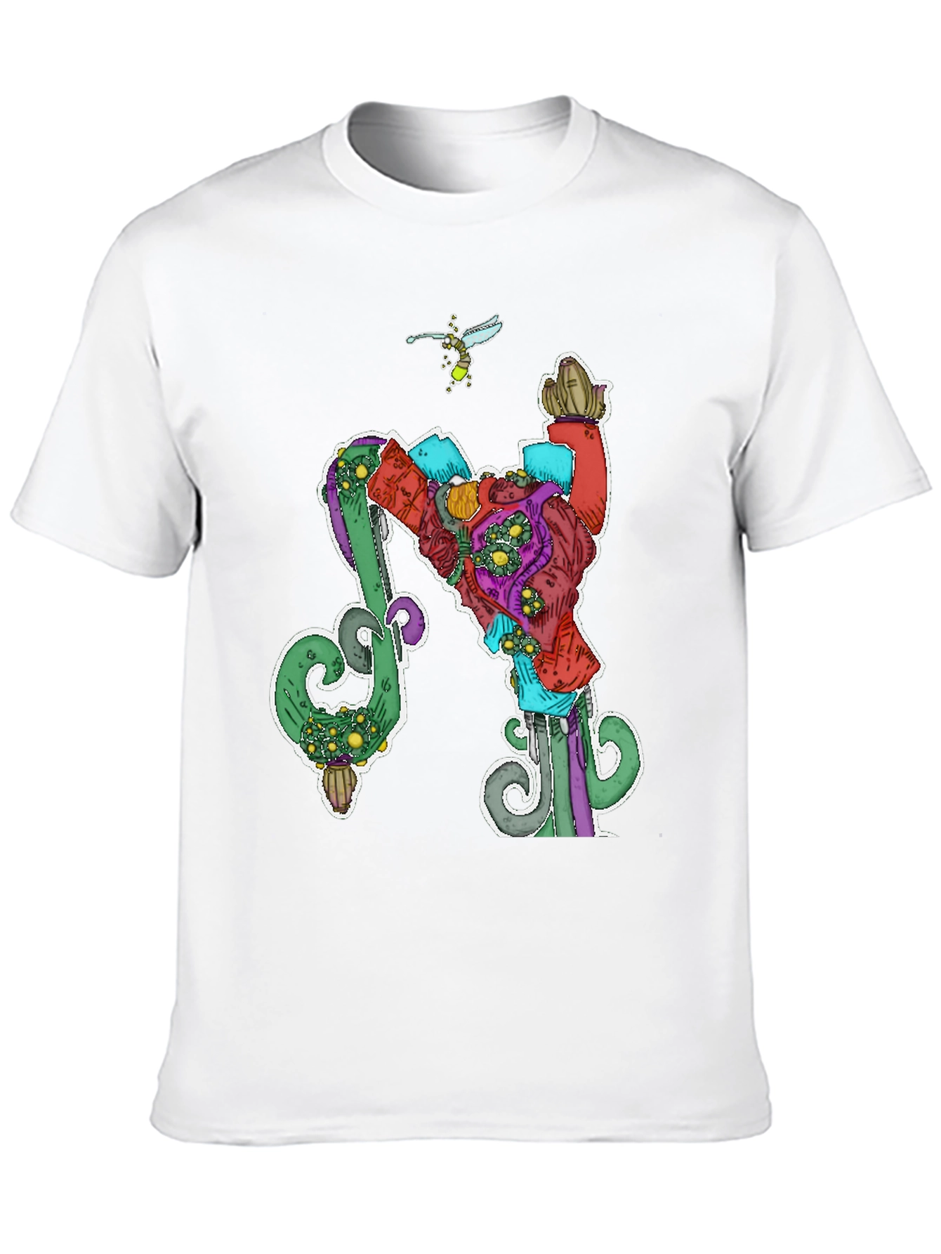 Abstract Cactus Creature Tee