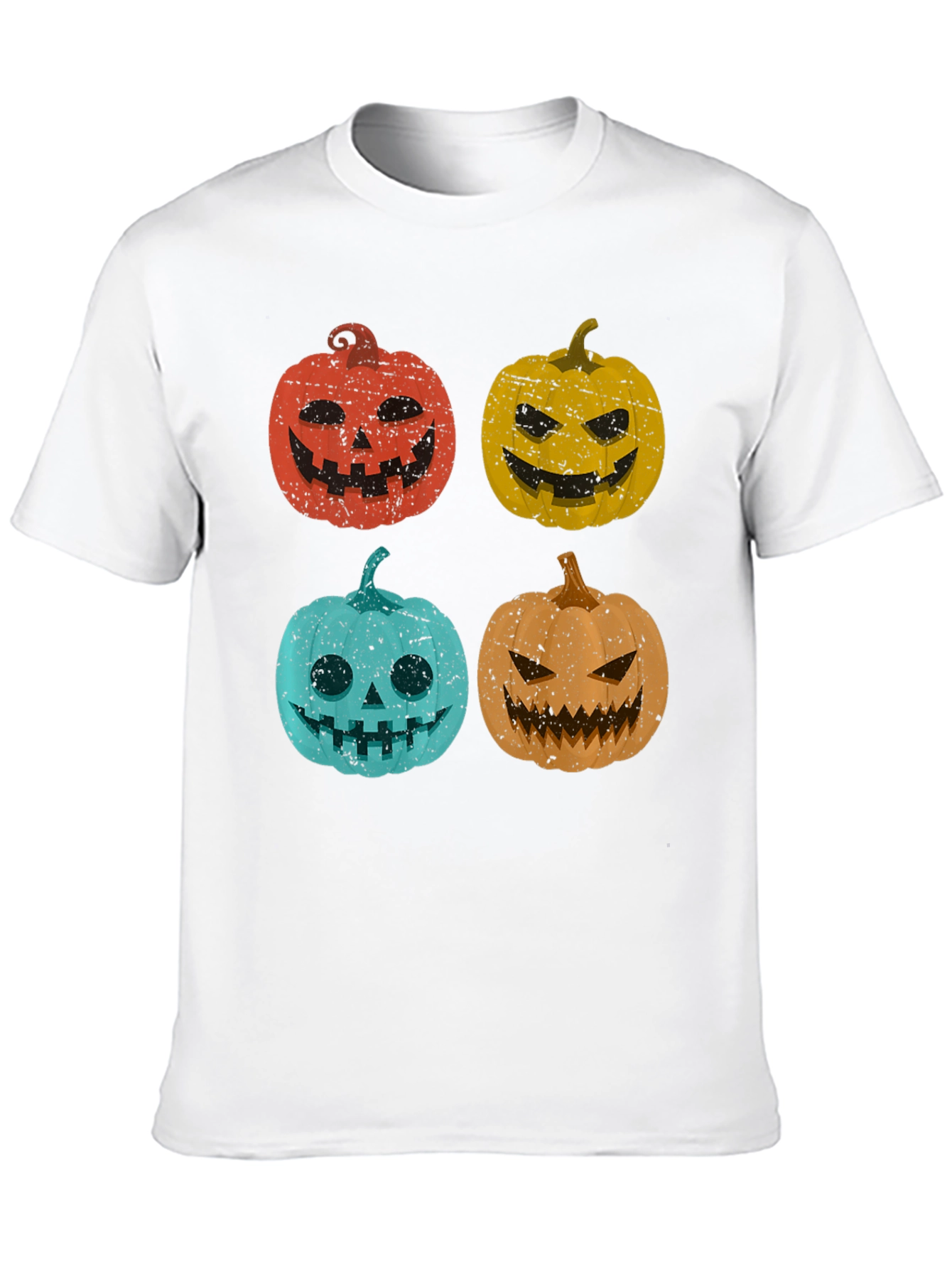 Retro Halloween Pumpkin T-Shirt