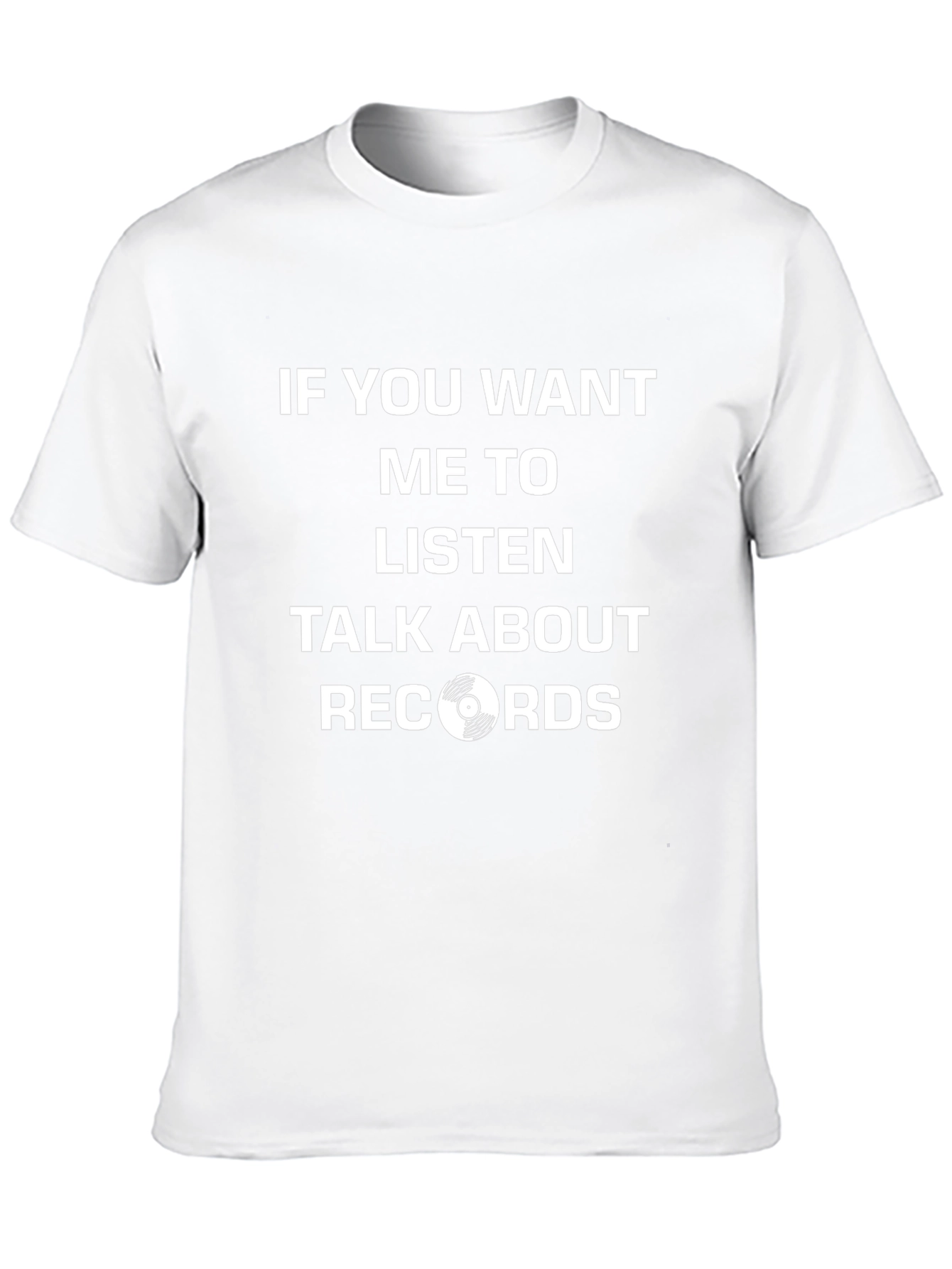 Talk About Records Black Graphic T-Shirt