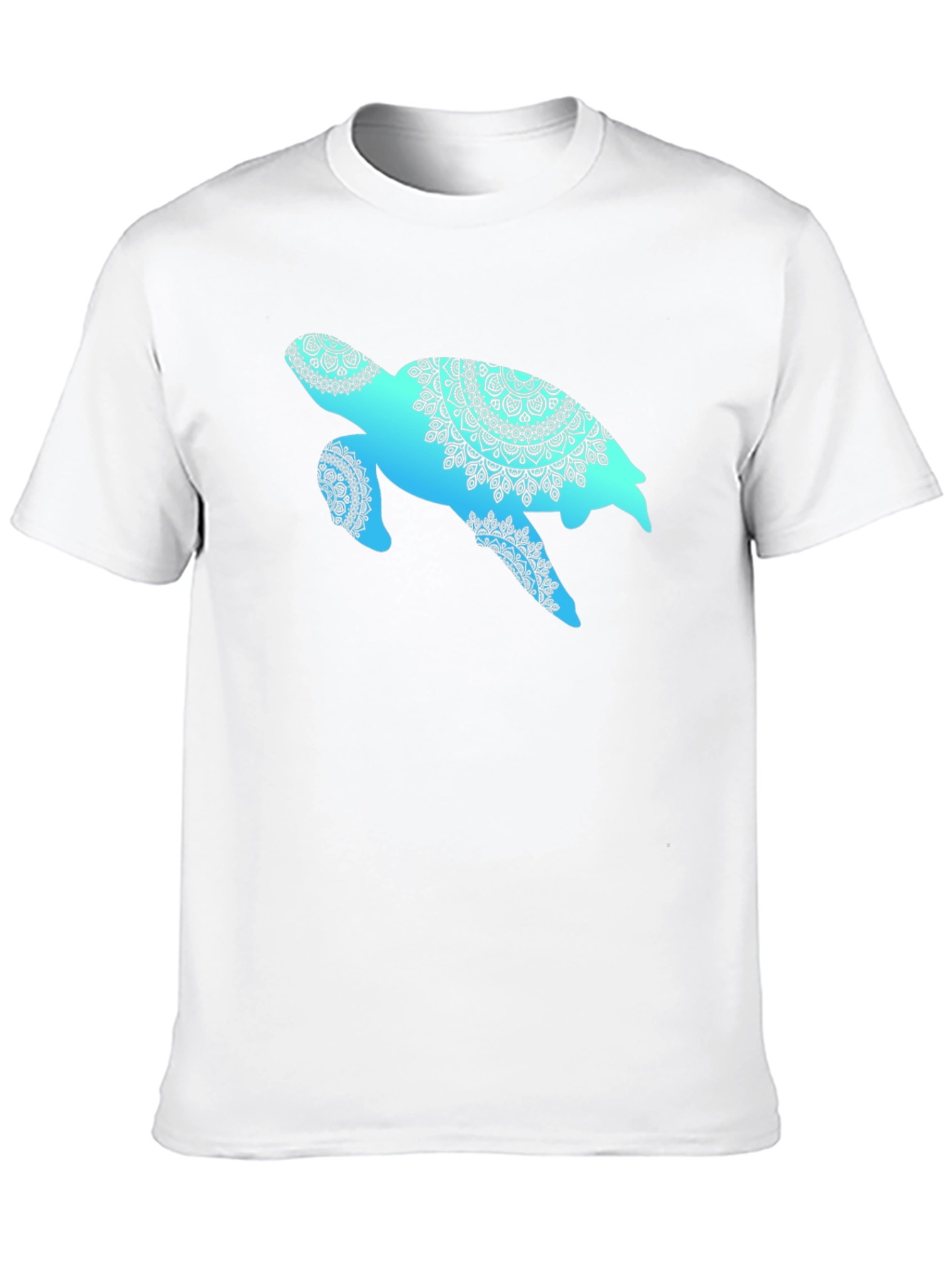 Turtle Mandala Graphic Tee - Black