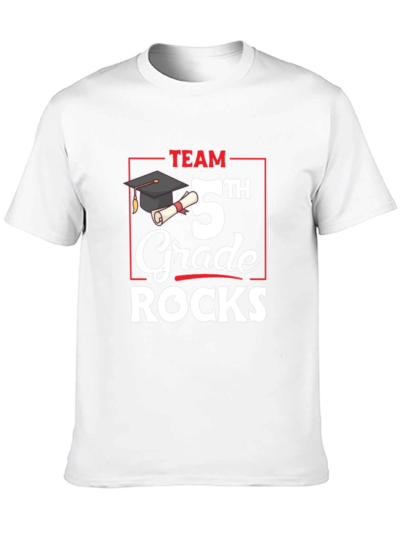 Team 5th Grade Rocks T-Shirt