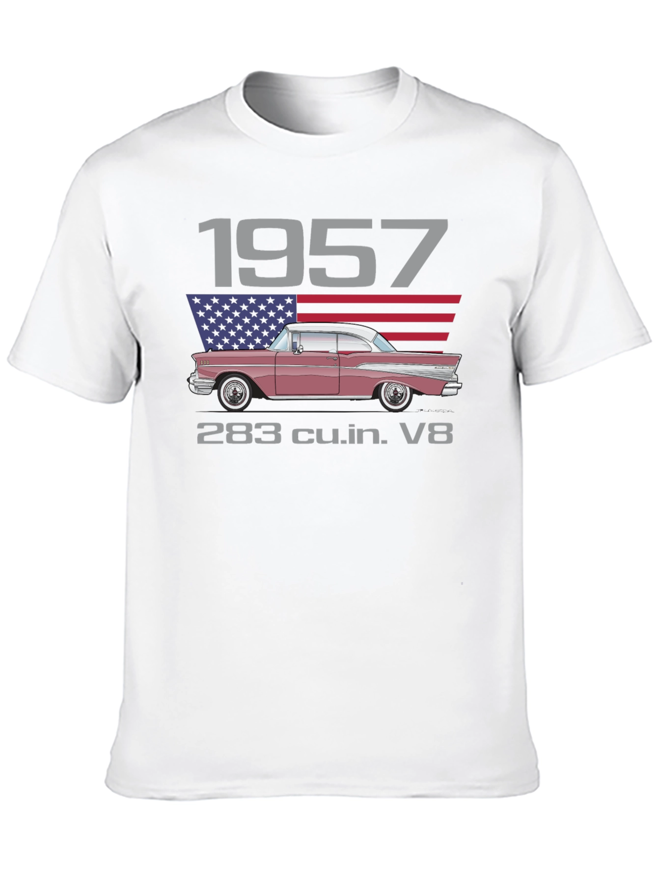 1957 Classic Car Graphic T-Shirt