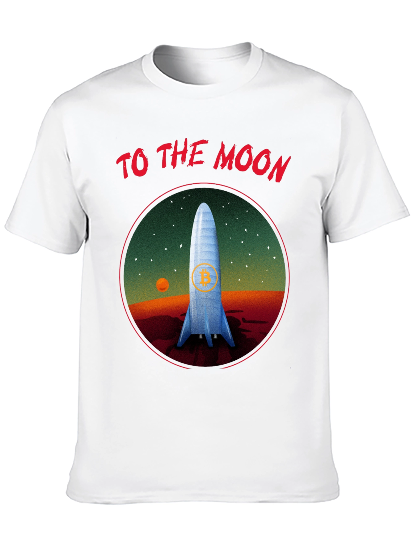 Bitcoin To The Moon Graphic Tee
