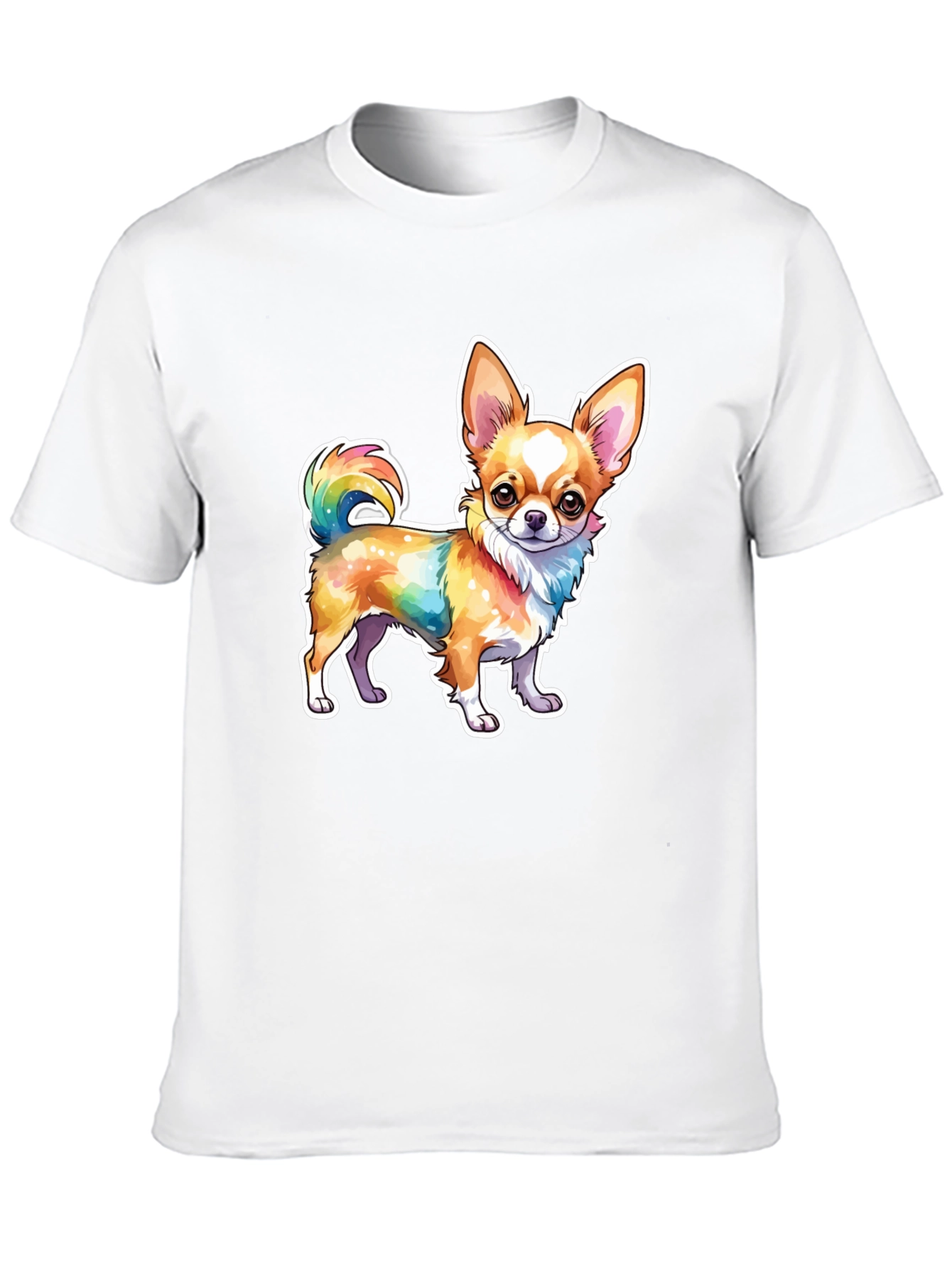 Rainbow Chihuahua Graphic Tee