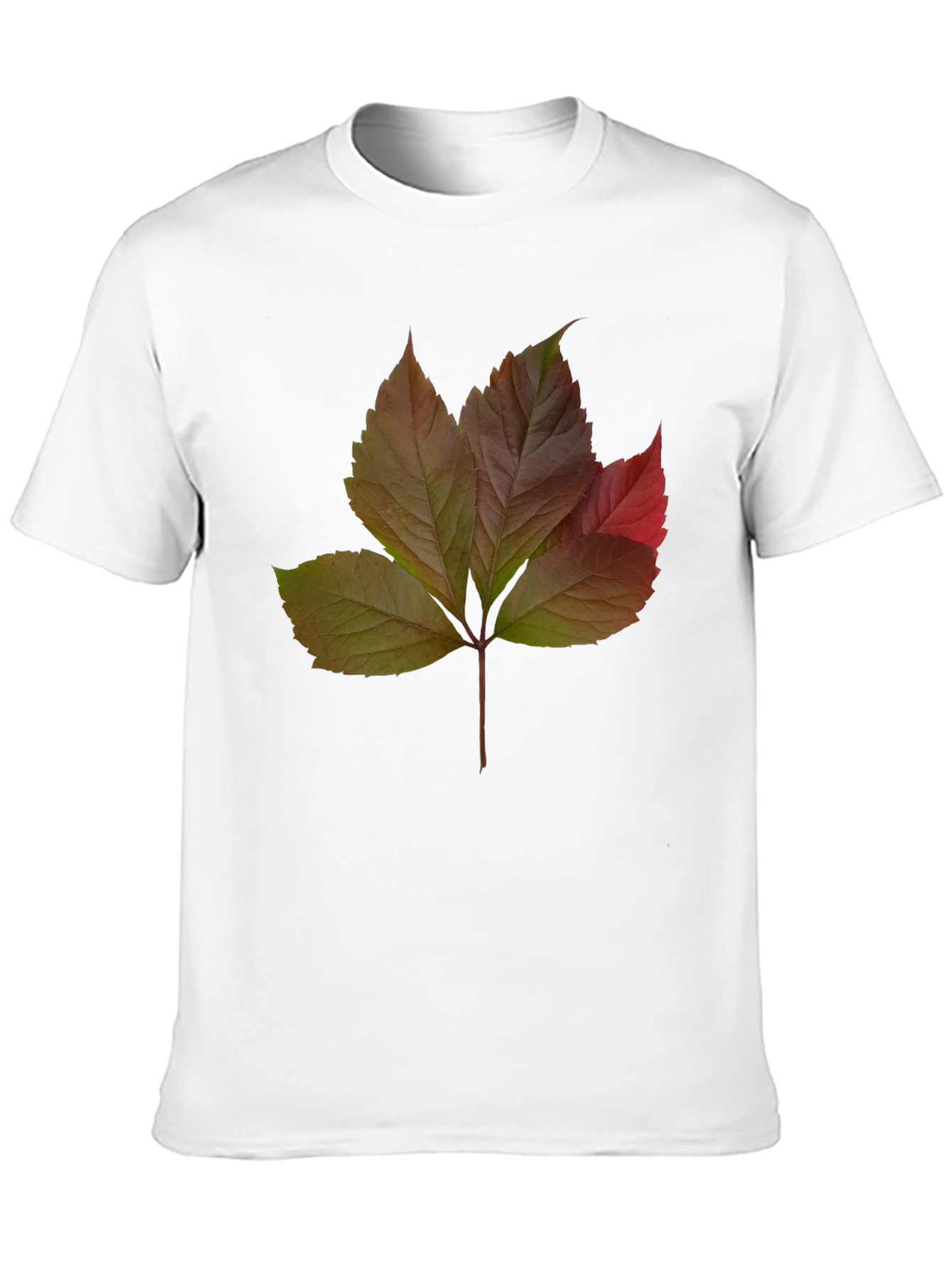 Autumn Leaf Graphic T-Shirt - Nature Inspired Design