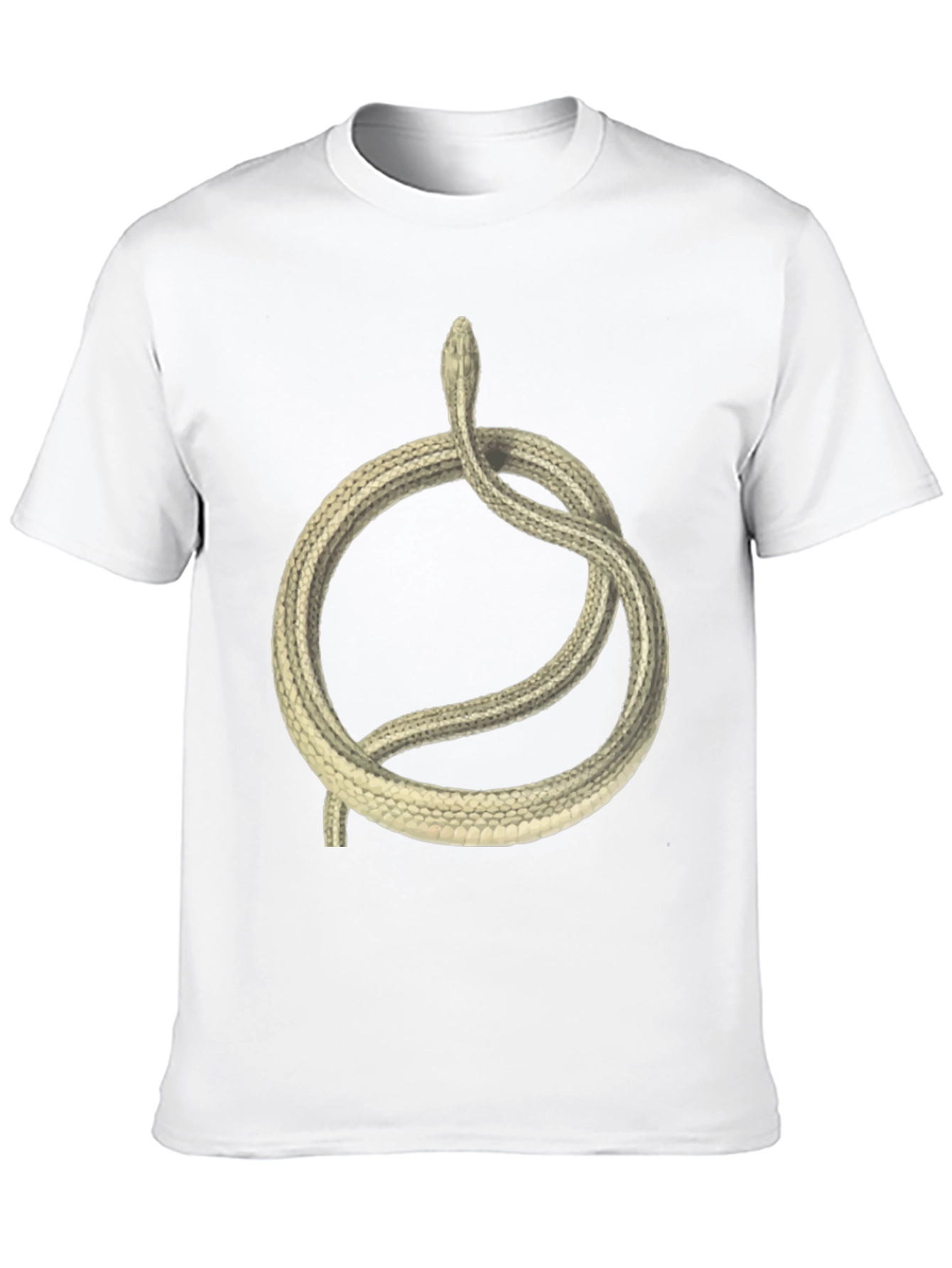 Snake Circle Graphic T-Shirt - Unique Animal Tee