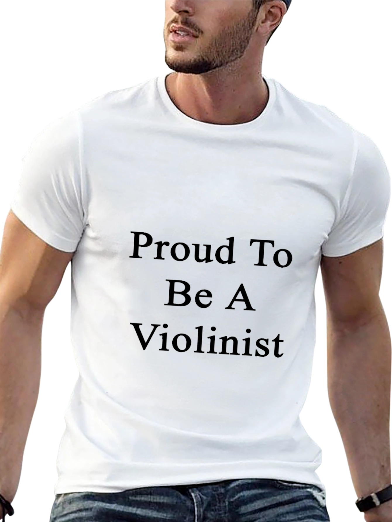 Proud Violinist Black T-Shirt