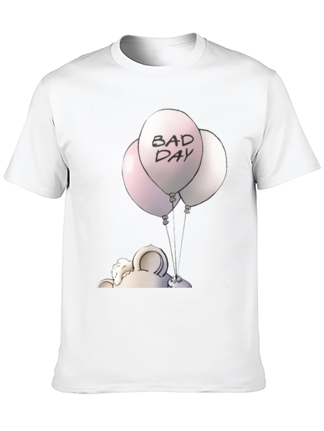 Bad Day Balloons Graphic Tee - Unisex Black T-Shirt